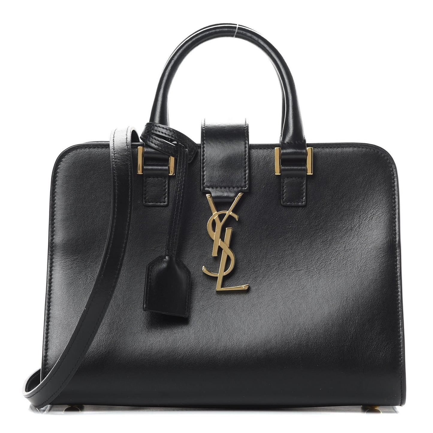 Calfskin Monogram Baby Cabas Black