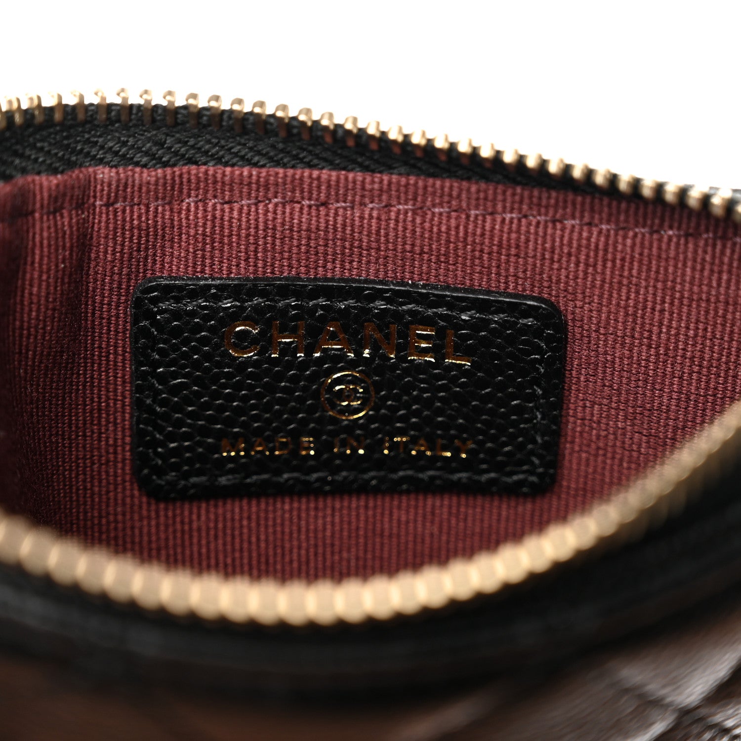 Chanel Caviar Quilted Flap Zip Card Holder Black 6 of 8