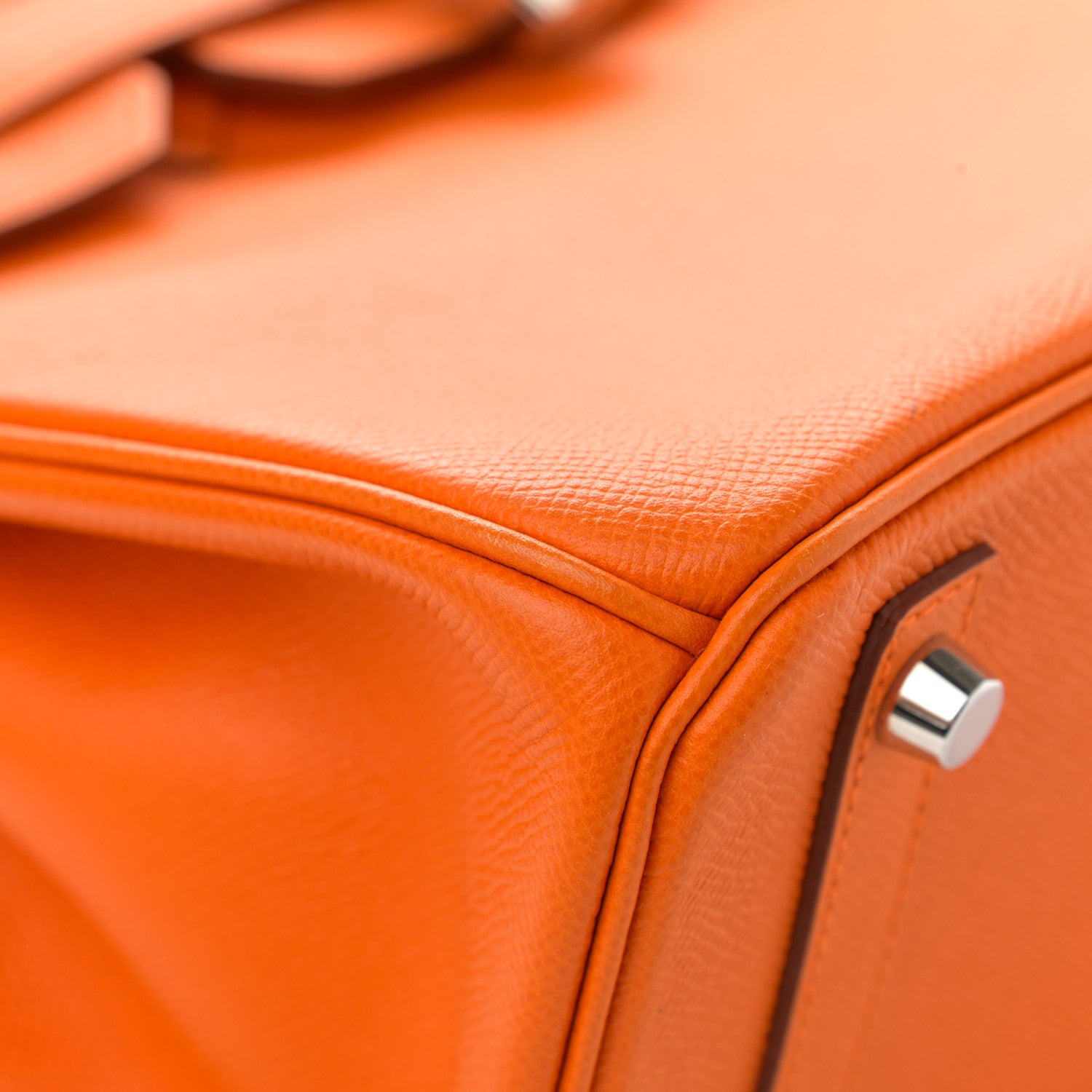 Hermes Epsom Birkin 30 Orange 9 of 12