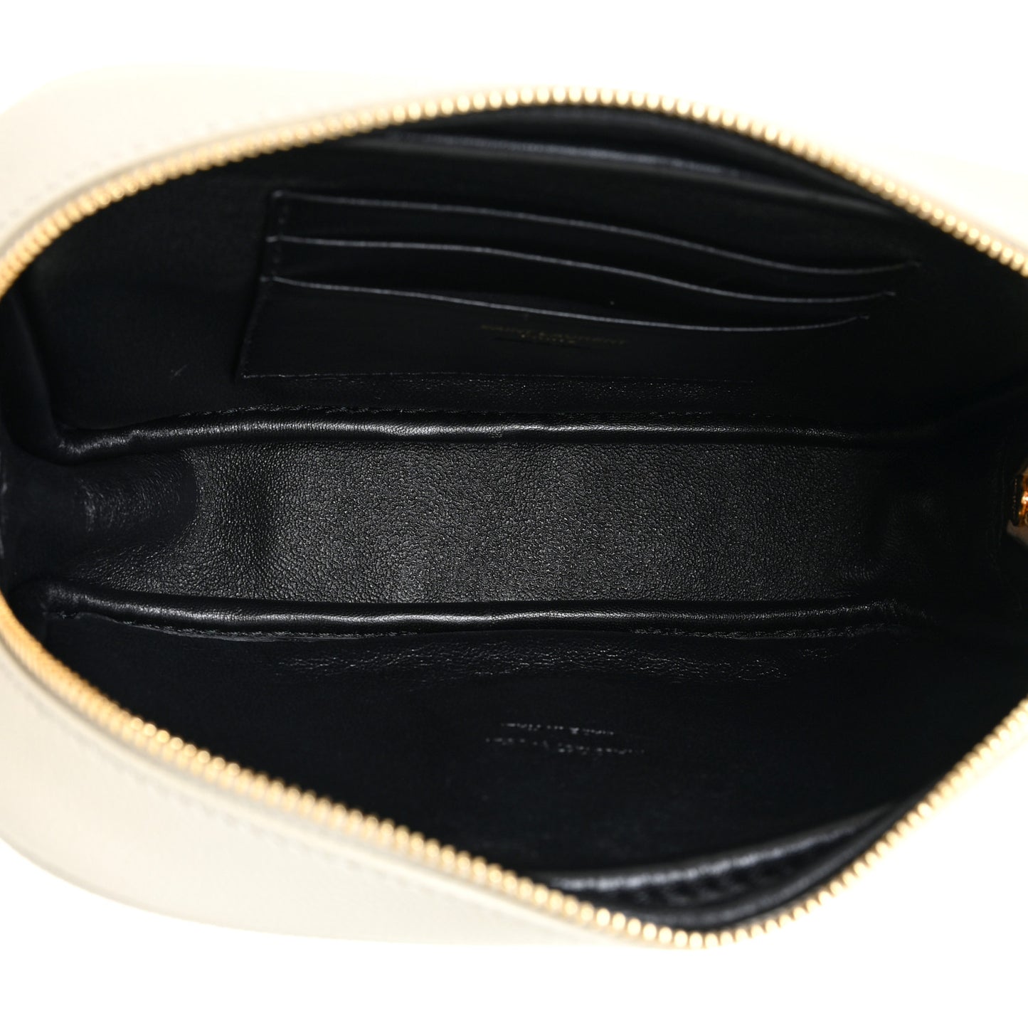 Grain De Poudre Matelasse Monogram Mini Lou Camera Bag Crema Soft