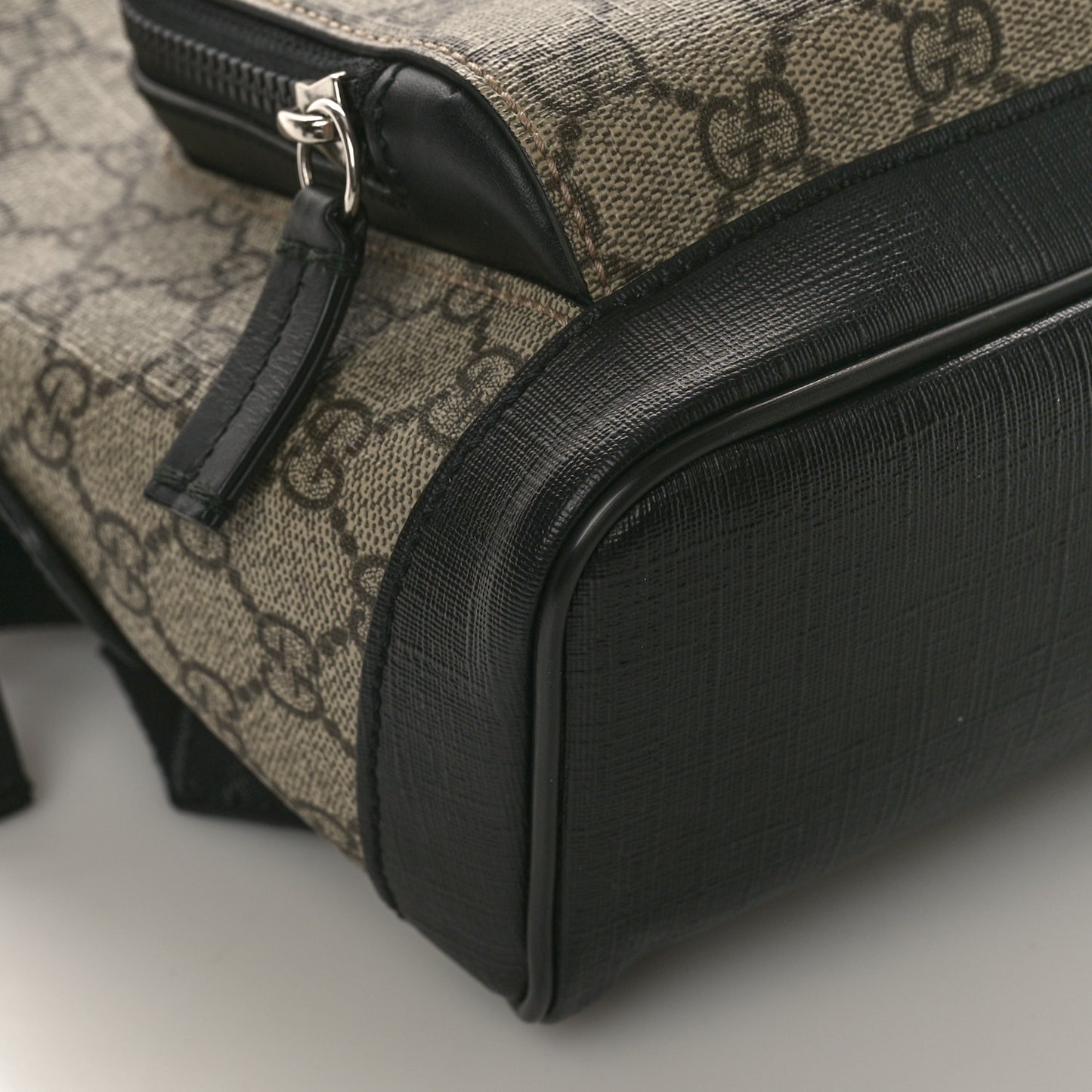 GG Supreme Monogram Small Eden Day Backpack Black