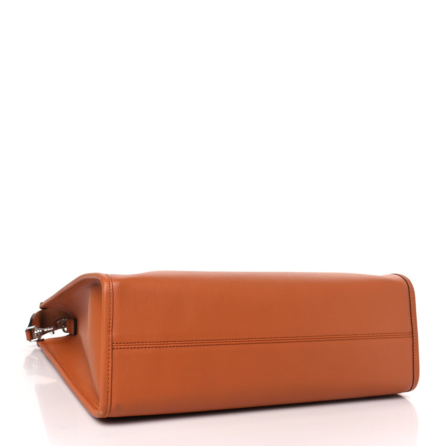 Spanish Calfskin Medium Klassik Tote Cognac