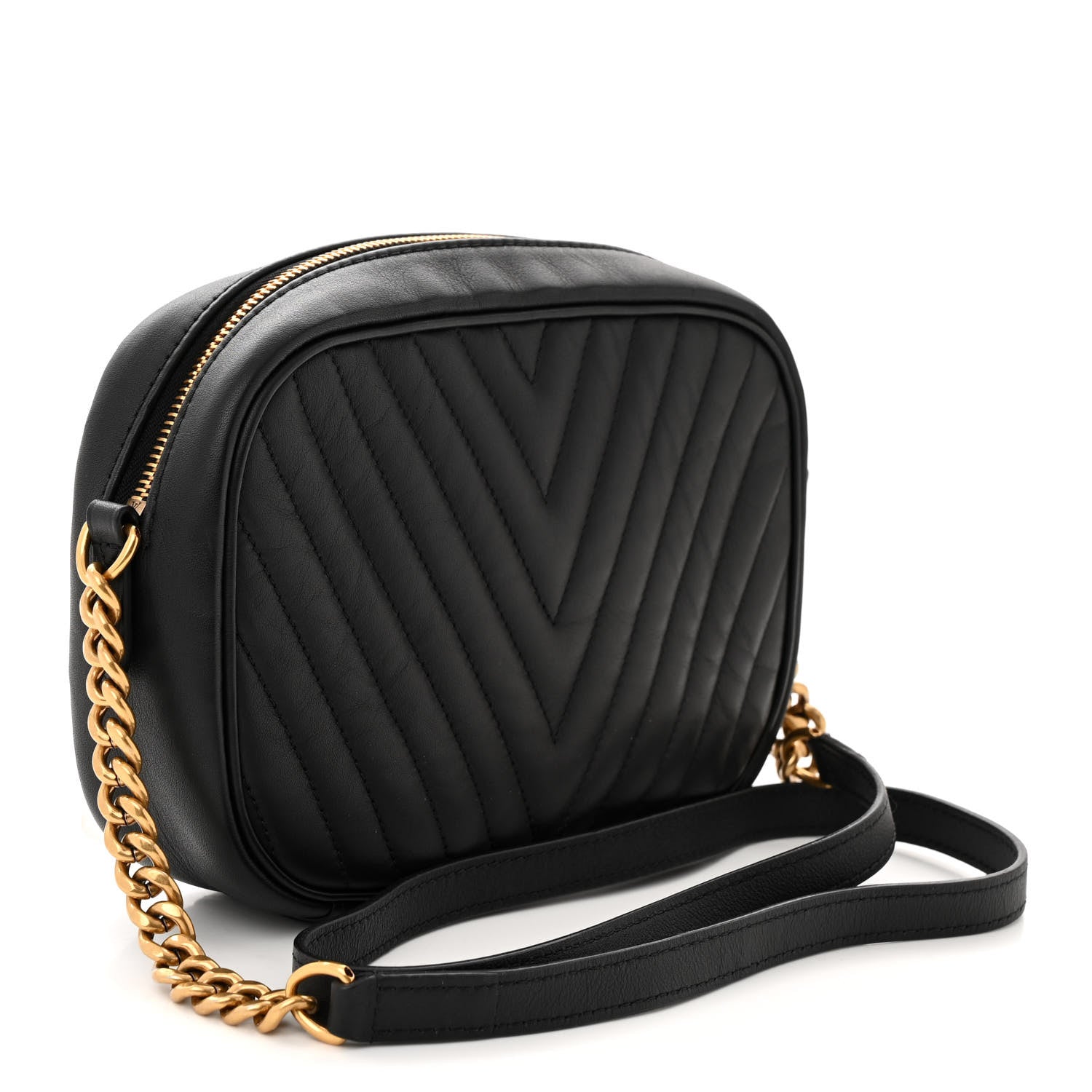 Louis Vuitton Calfskin New Wave Camera Bag Black 3 of 10