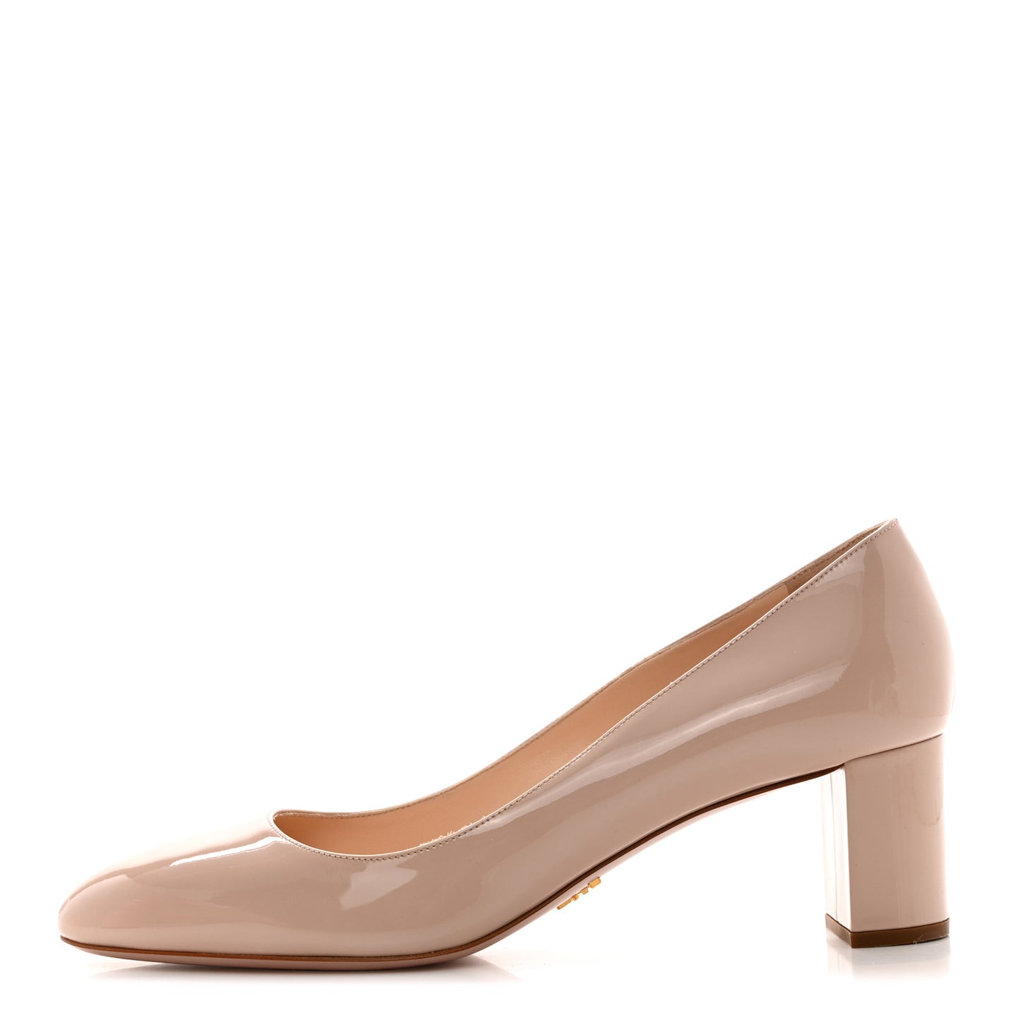 Vernice Block Heel 55mm Pumps 40 Cipria