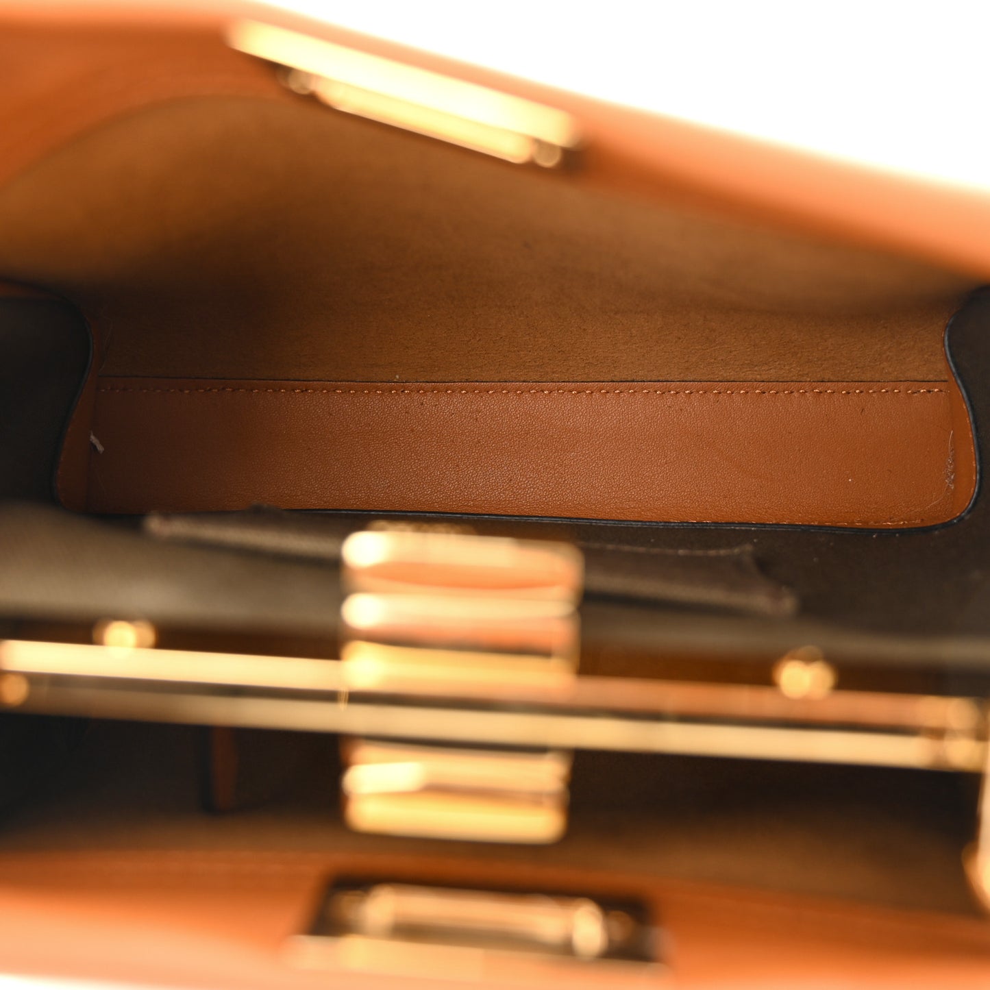 Vitello Seta Canvas FF Embroidered Mini Peekaboo Iconic Satchel Brandy Amazzonia