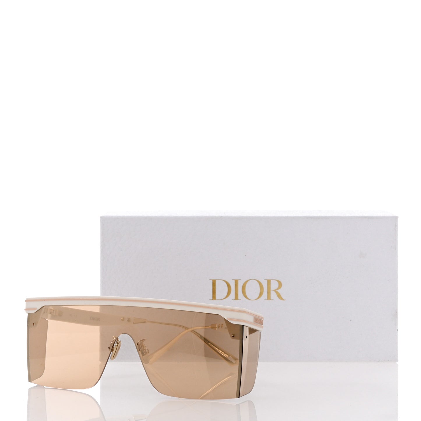 Diorclub M1U Mask Sunglasses White