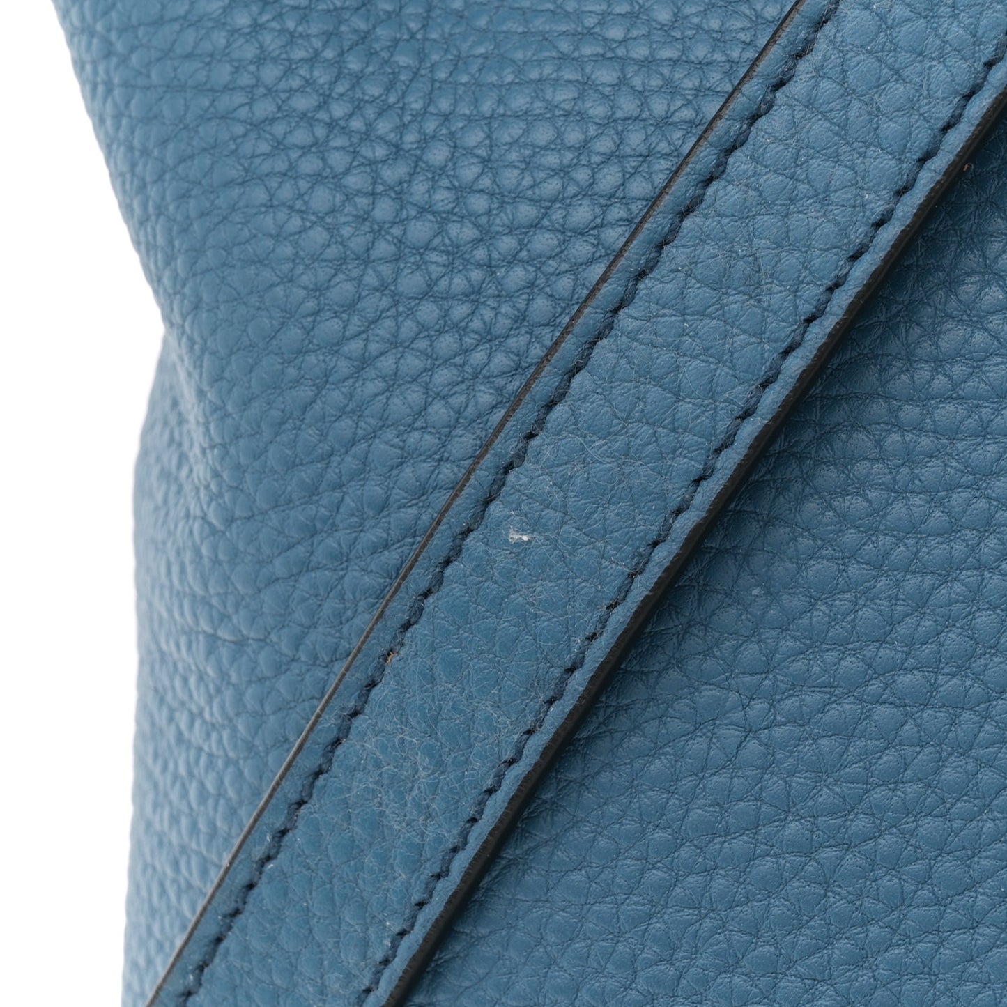 Vitello Daino Shopping Tote Cobalto