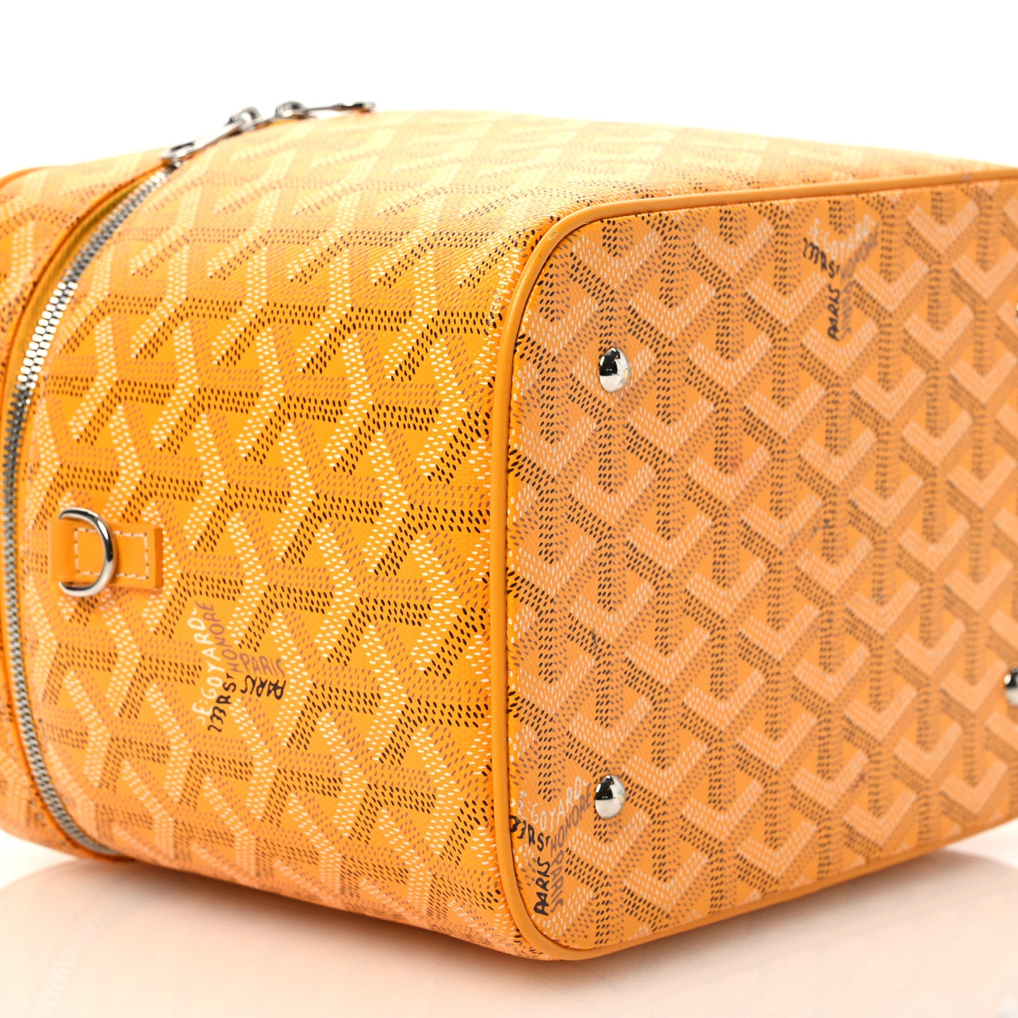 Goyardine Muse Vanity Case Yellow