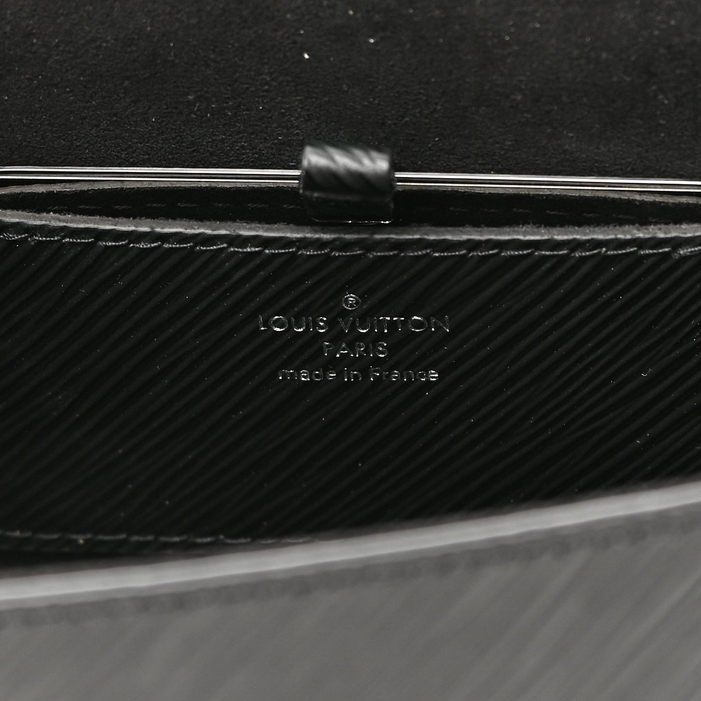 Epi Twist Short Handle Shoulder Bag Black Rose