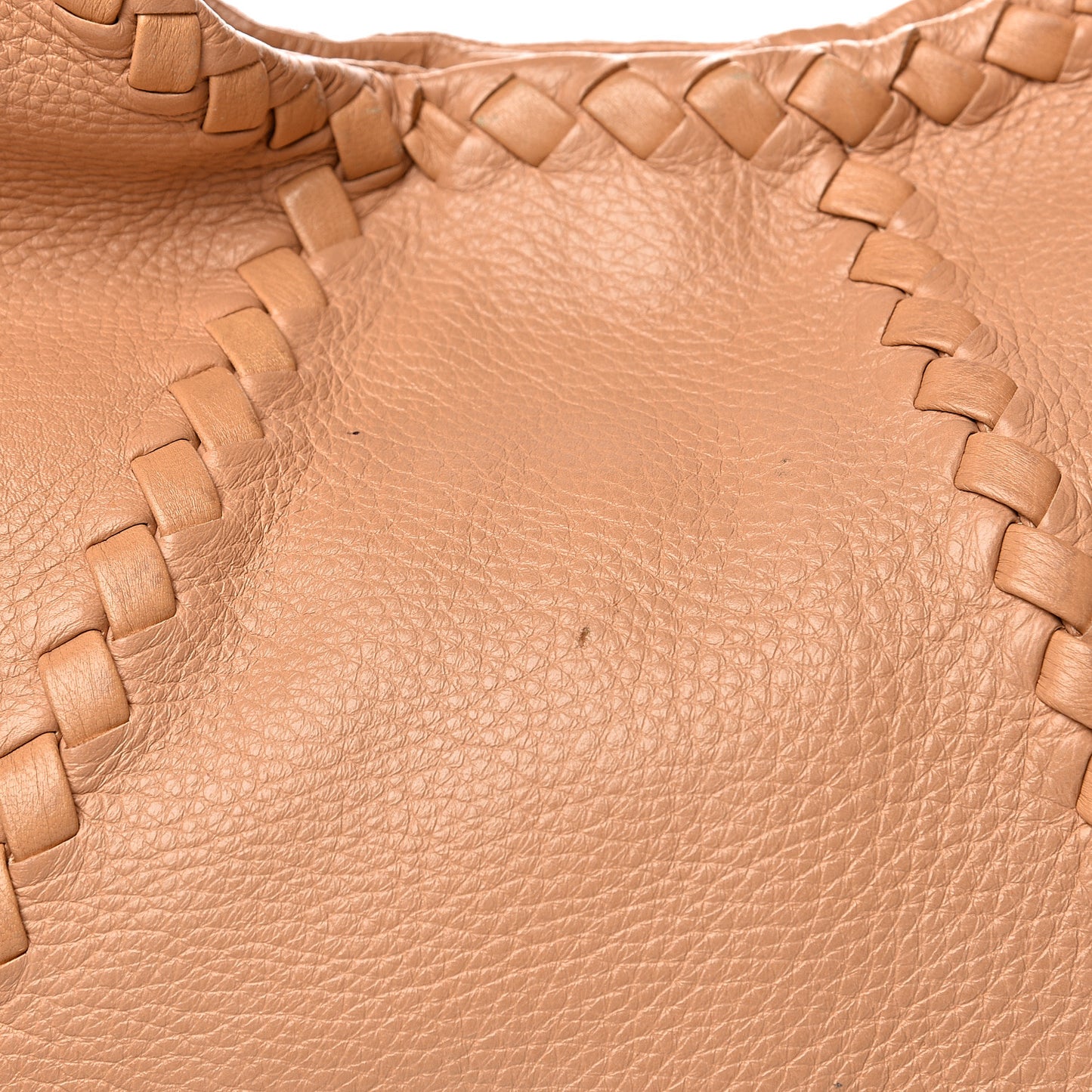 Cervo Deerskin Large Hobo Carmel