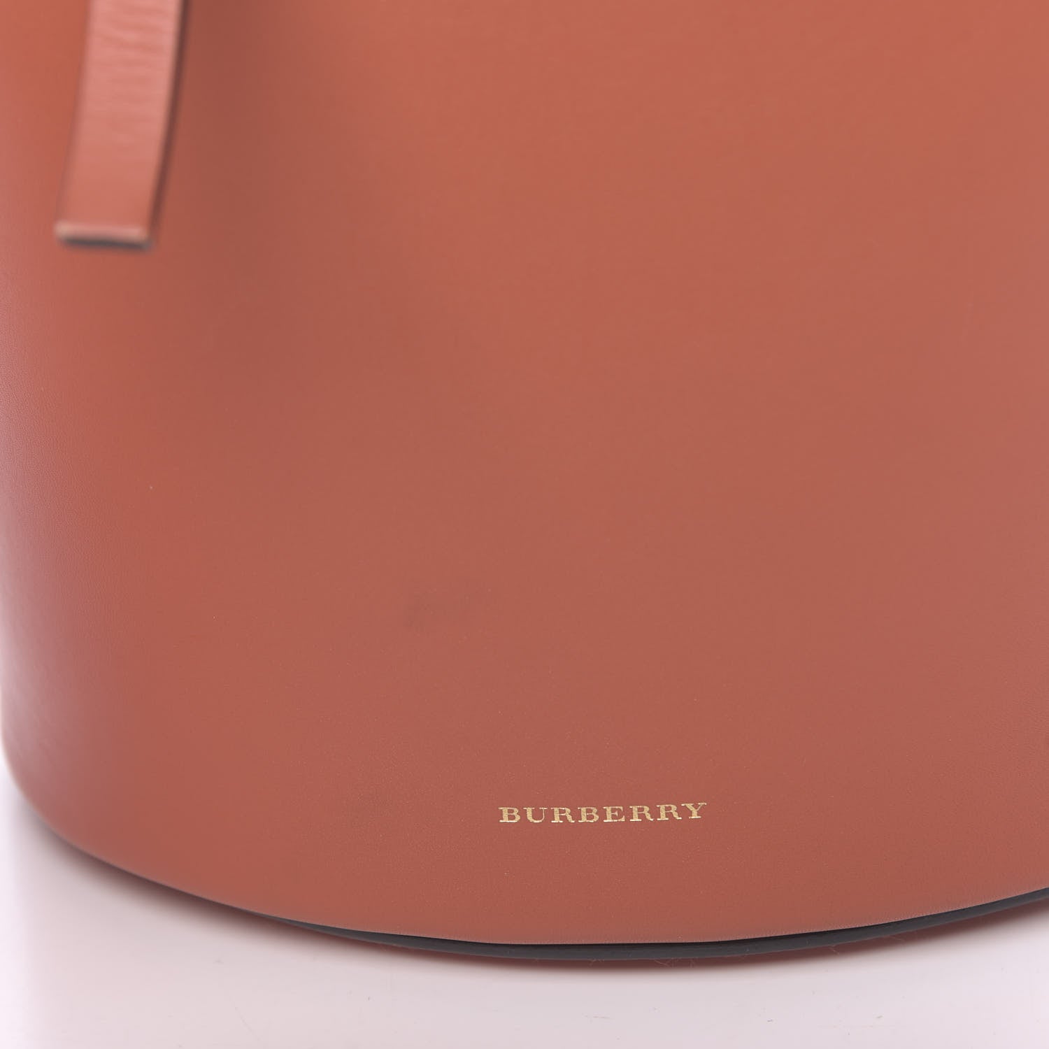 Burberry Supple Calfskin Small Bucket Orange 8 of 20