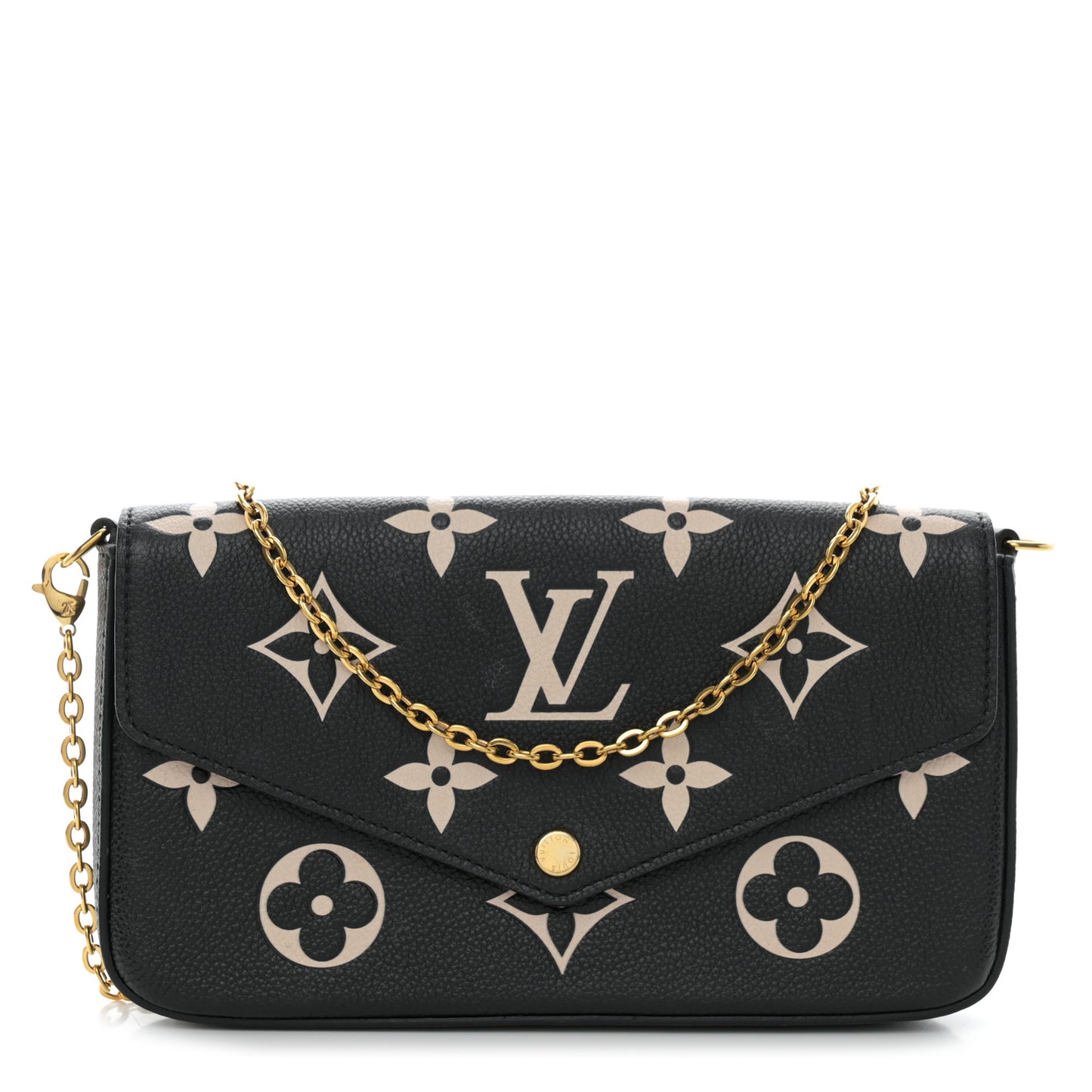 Empreinte Monogram Giant Felicie Pochette Black Beige