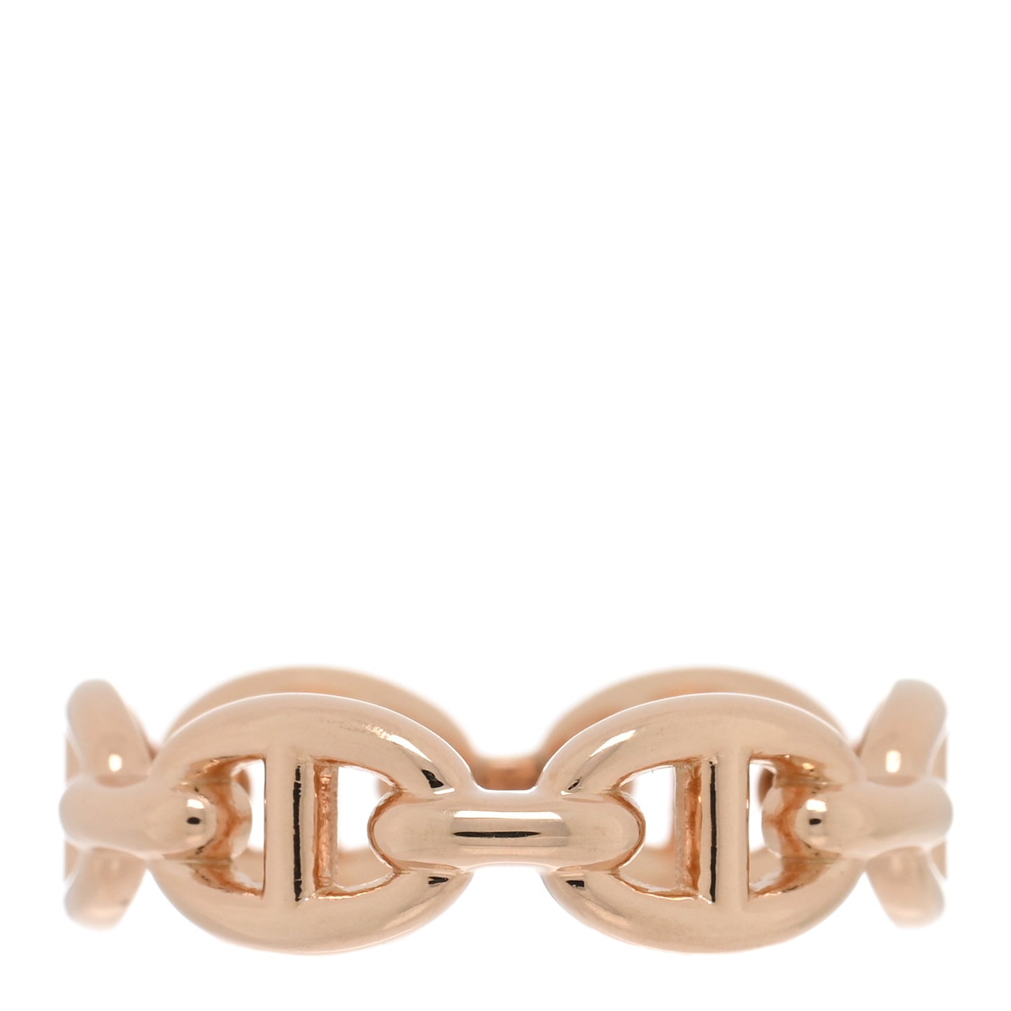 18K Rose Gold PM Chaine d'Ancre Enchainee Ring 52 6