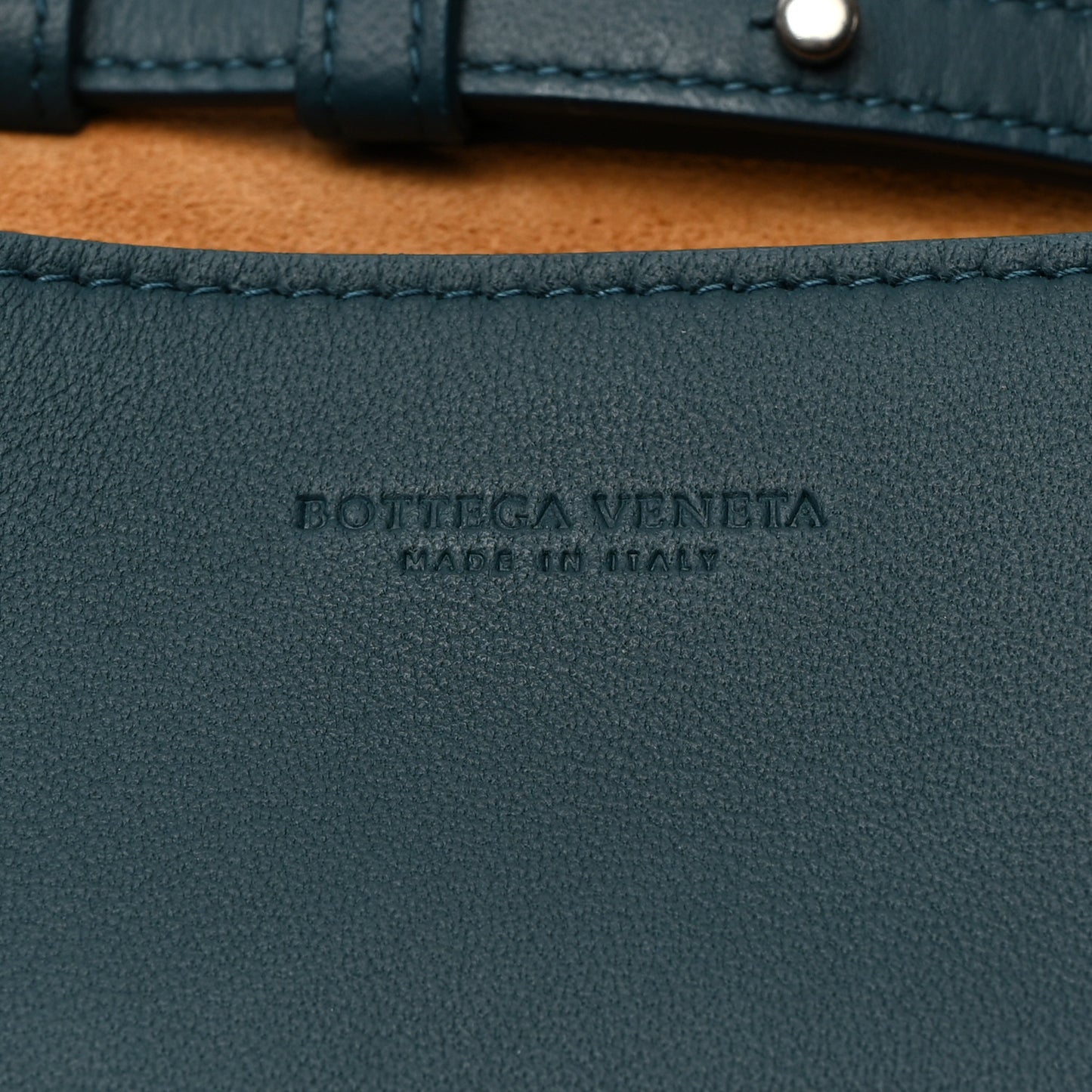 Lambskin Maxi Intrecciato Mini Cassette Crossbody Bag Petrol Blue