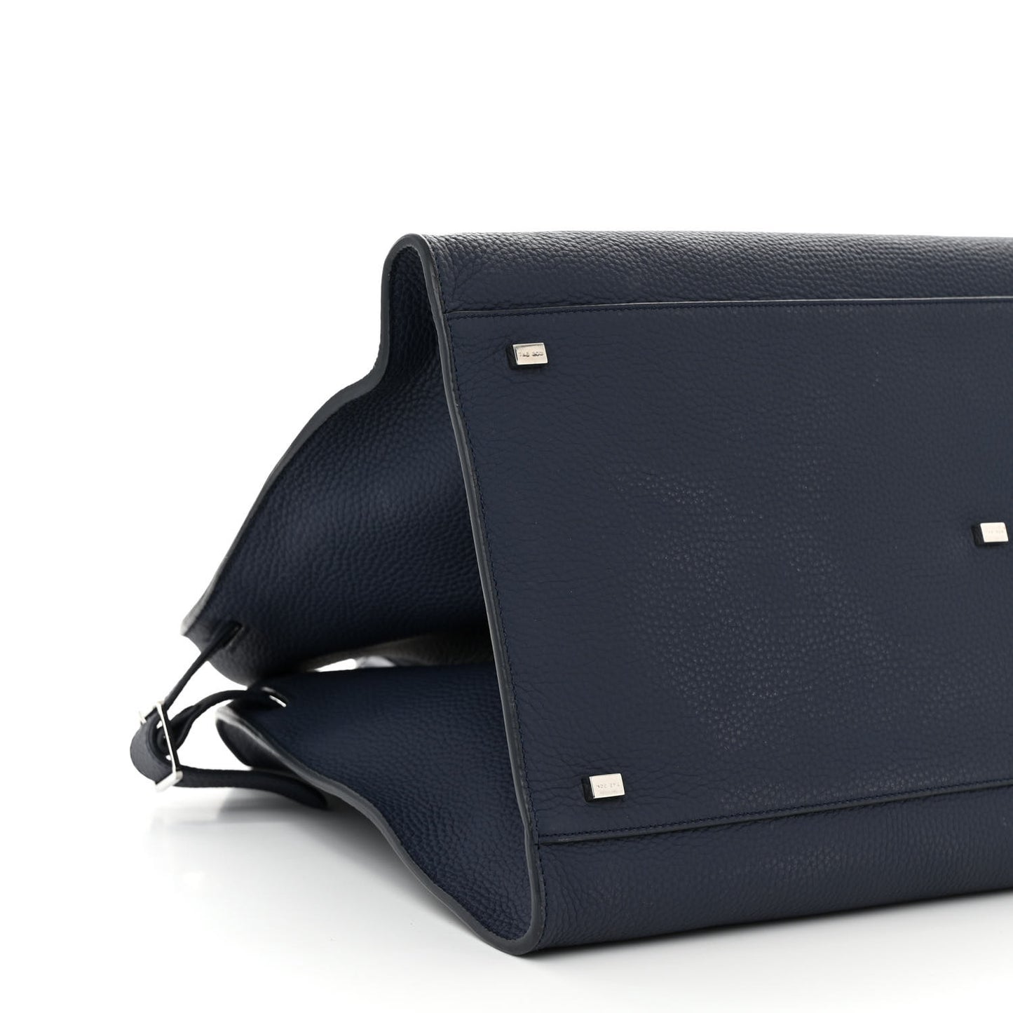 Grained Calfskin Soft Margaux 17 Indigo
