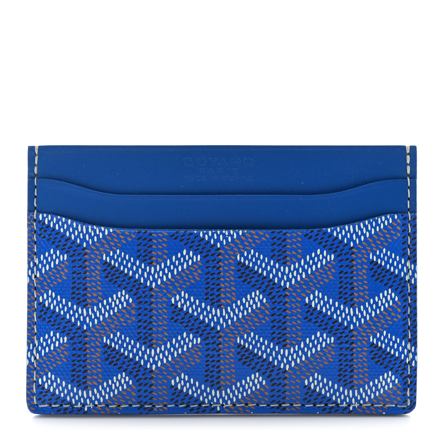 Goyardine Saint Sulpice Card Holder Sky Blue
