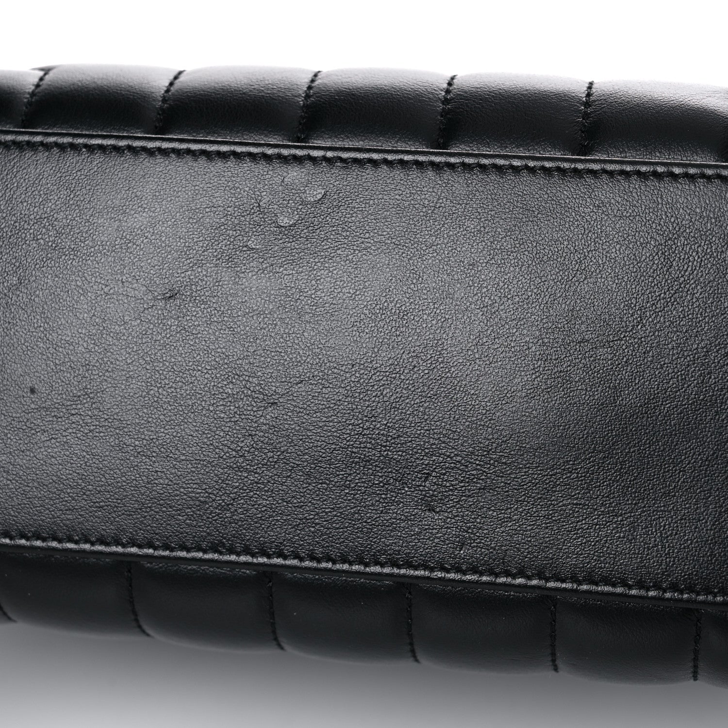 Saint Laurent Calfskin Y Quilted Monogram Small Loulou Chain Satchel Black 15 of 16