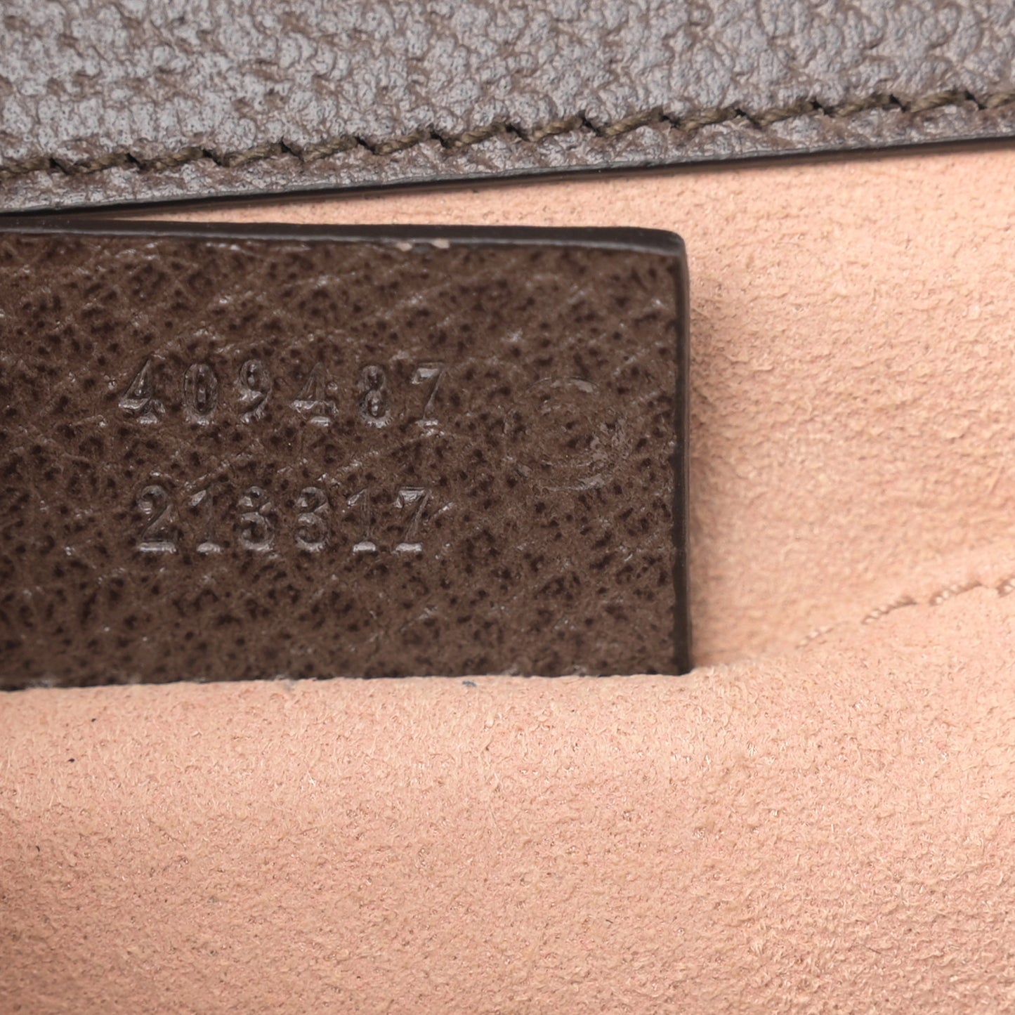 GG Supreme Monogram Bengal Small Padlock Shoulder Bag Beige Pink