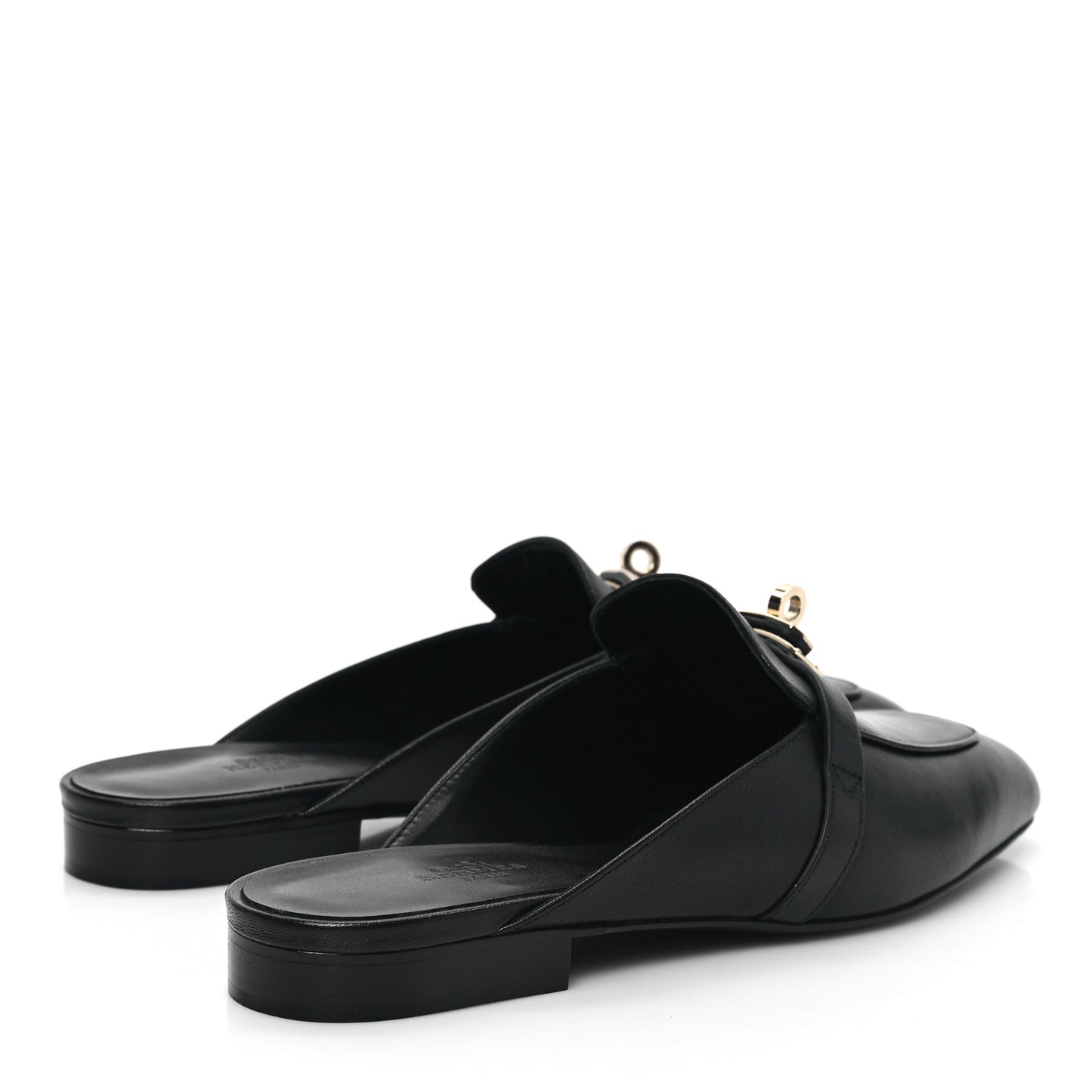 Goatskin Oz Mules 40 Black