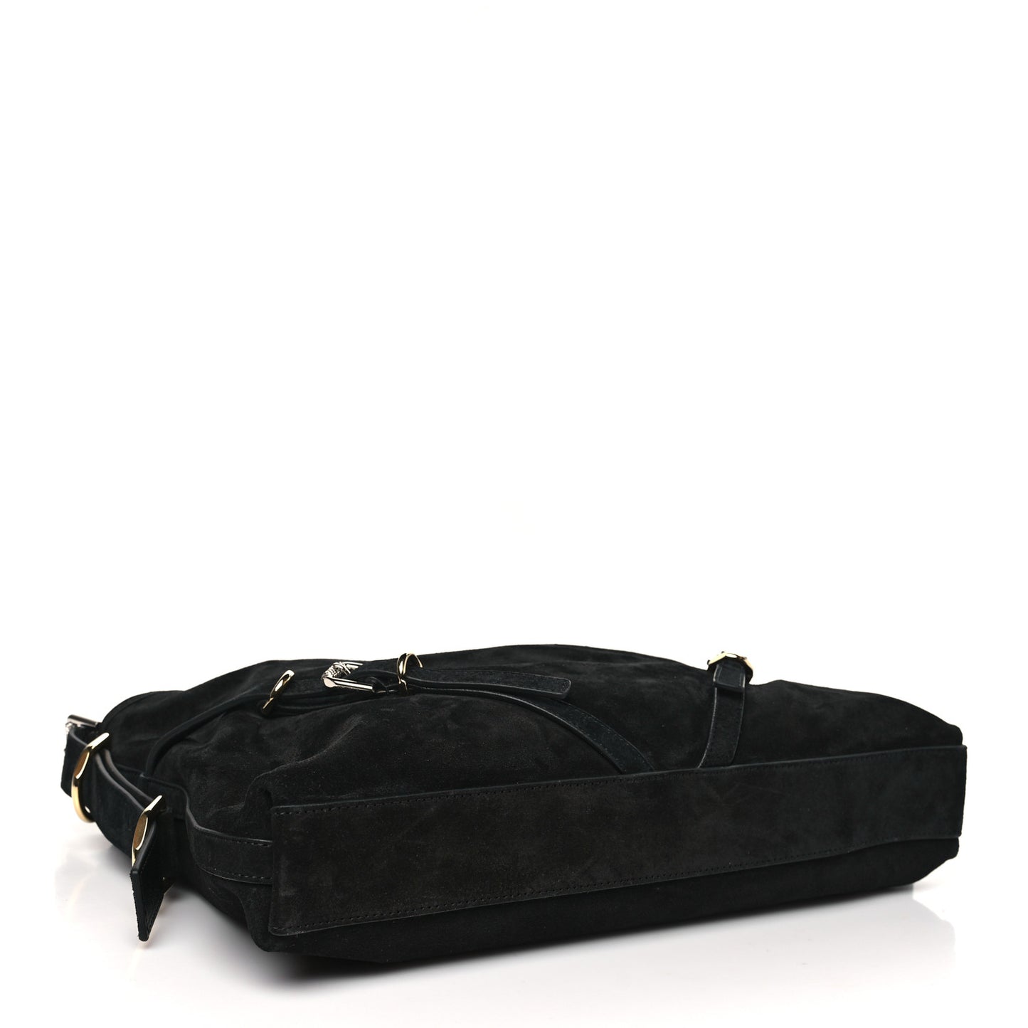 Suede Medium Voyou Bag Black