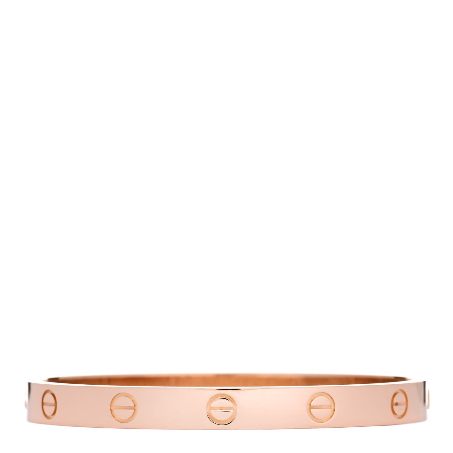 18K Pink Gold LOVE Bracelet 17