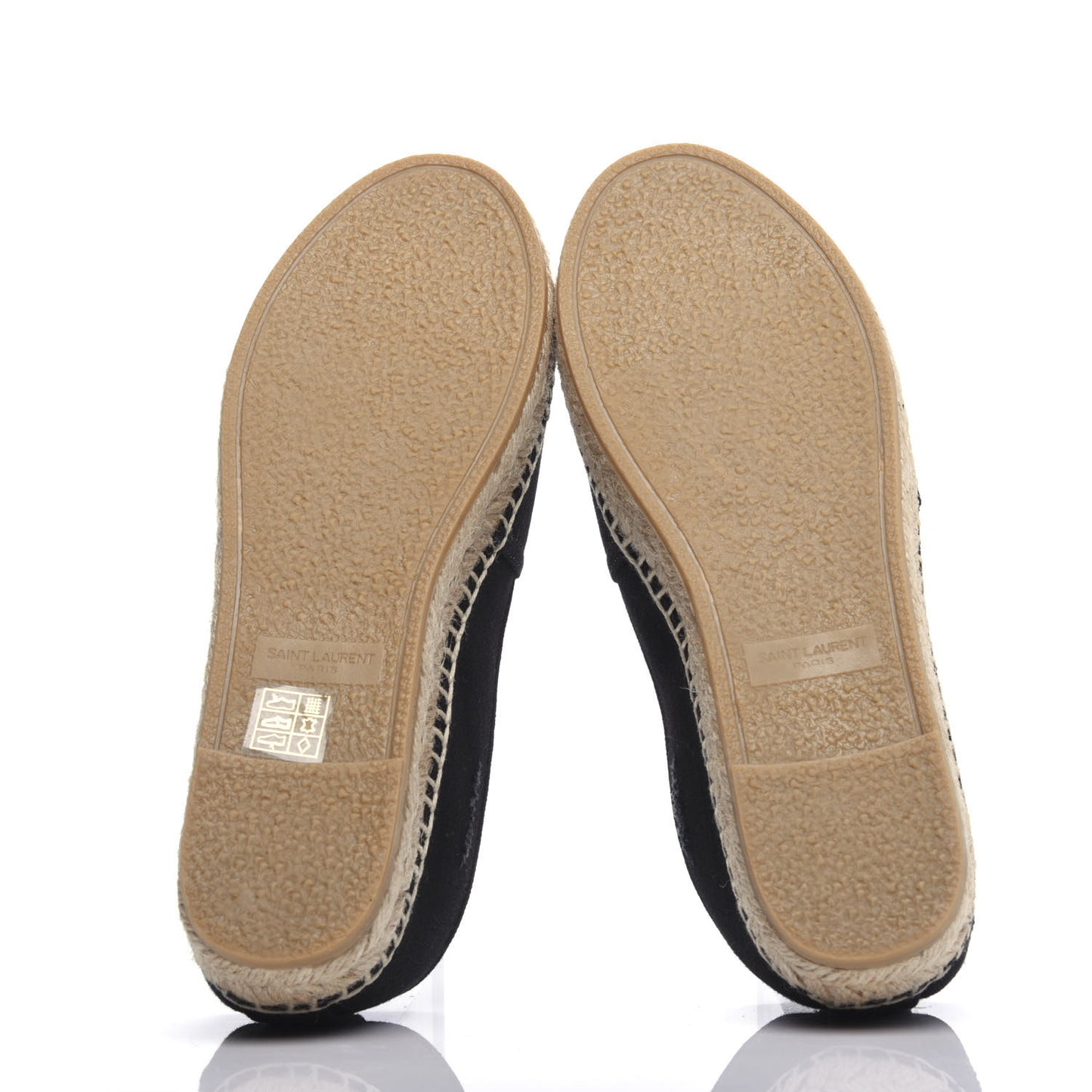 Canvas Elba Logo Embroidered Espadrilles 35 Black