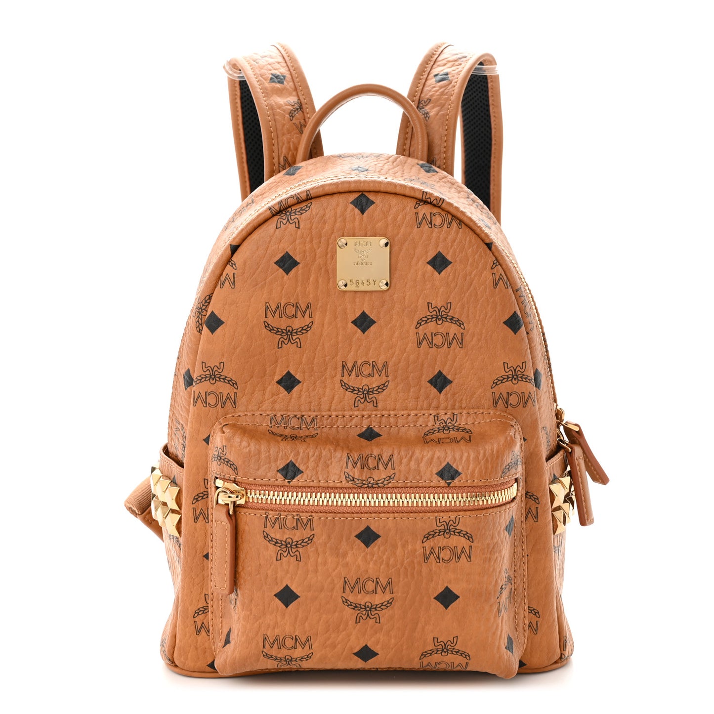 Visetos Side Stud Mini Stark Backpack Cognac