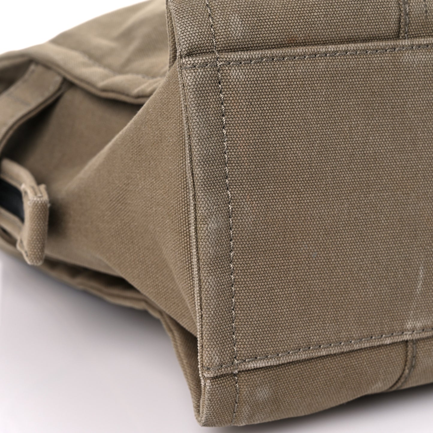Canvas Large Summer Tote Bag Slate Green