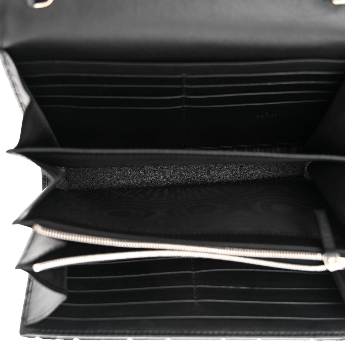 Velvet GG Monogram Mini Dionysus Chain Wallet Black