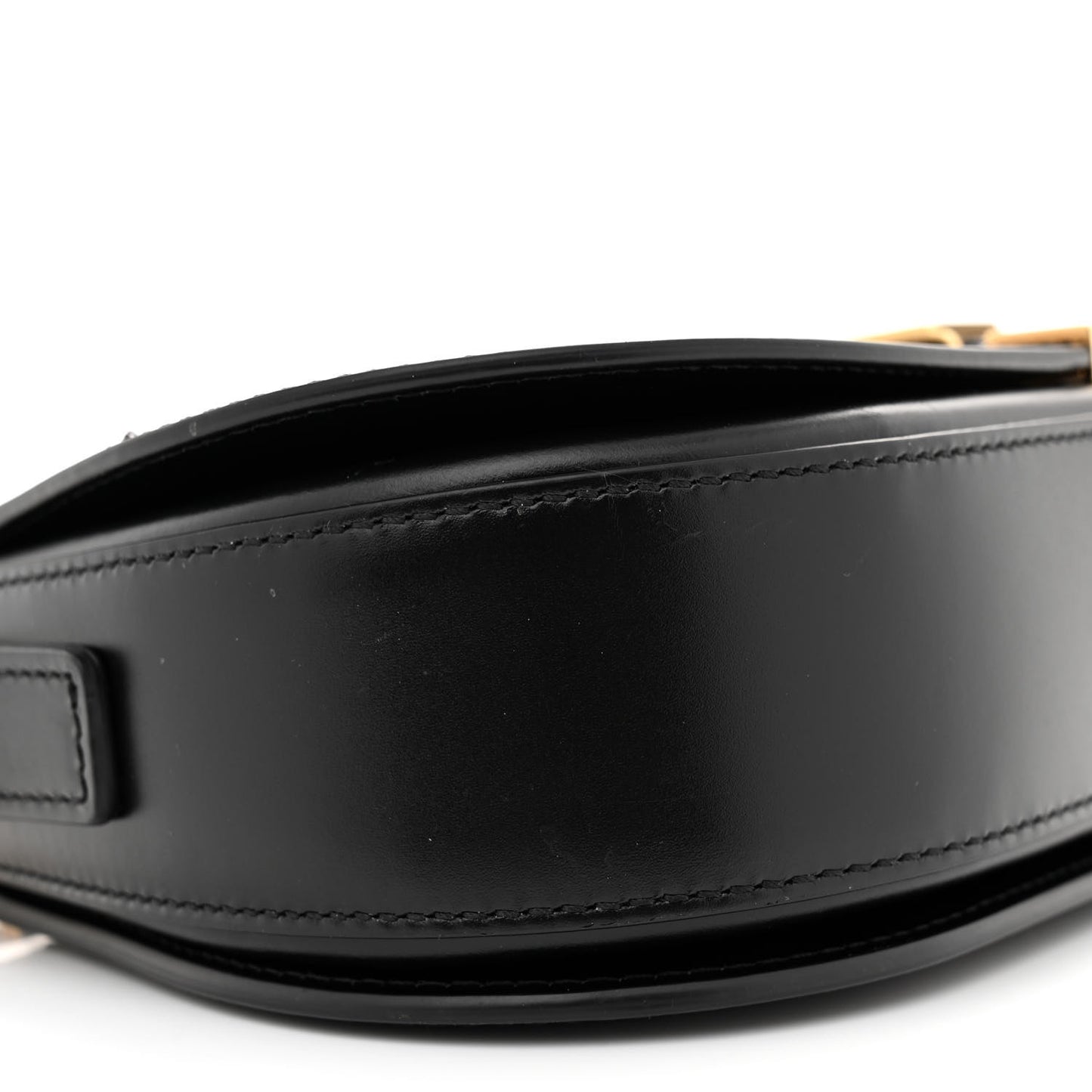 Calfskin Medium Greca Goddess Shoulder Bag Black