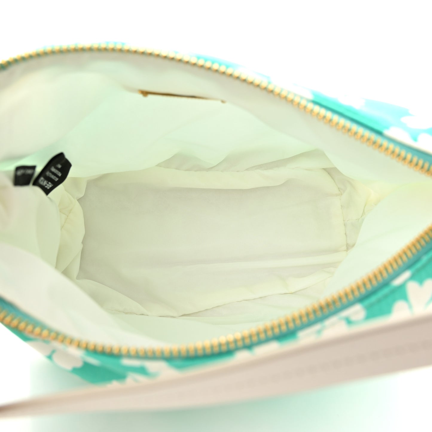 Nylon Magnolia Print Mini Spirit Cire Bag Giada White