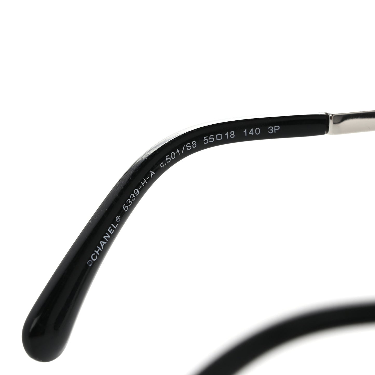 Acetate Polarized Butterfly Winter Pearl Sunglasses 5339-H-A Black