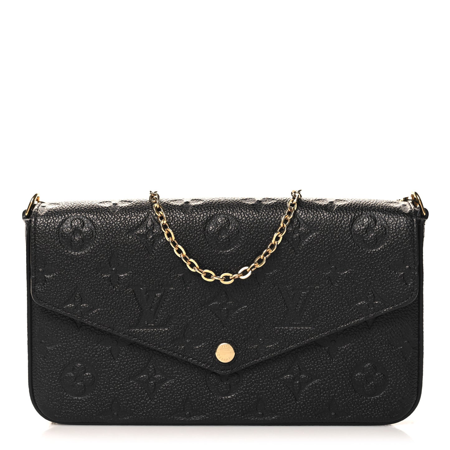 Empreinte Pochette Felicie Chain Wallet Black
