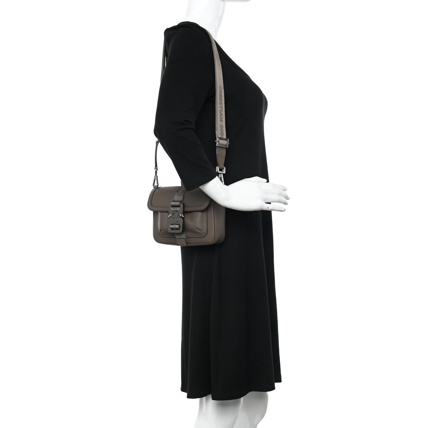 Grained Calfskin Mini Hit The Road Bag Brown