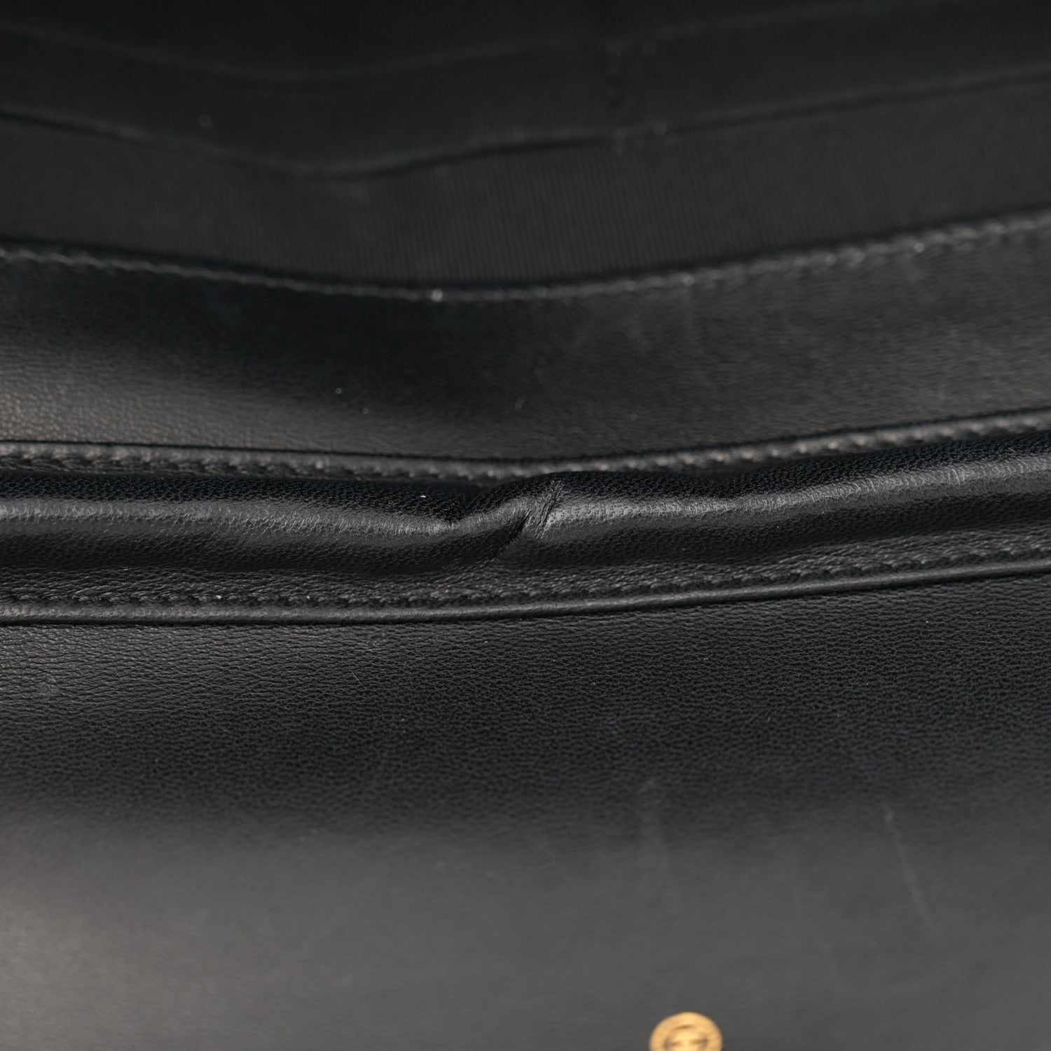 Chanel Lambskin Pyramid Wallet On Chain WOC Black 12 of 12
