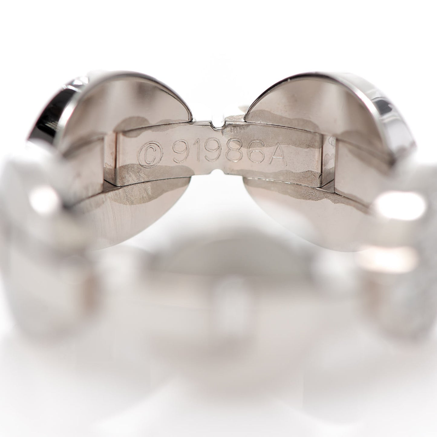 18K White Gold Diamond Himalia Ring 53 6.25