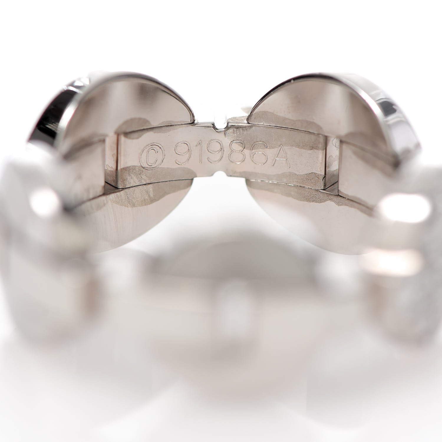 Cartier 18K White Gold Diamond Himalia Ring 53 6.25 5 of 5