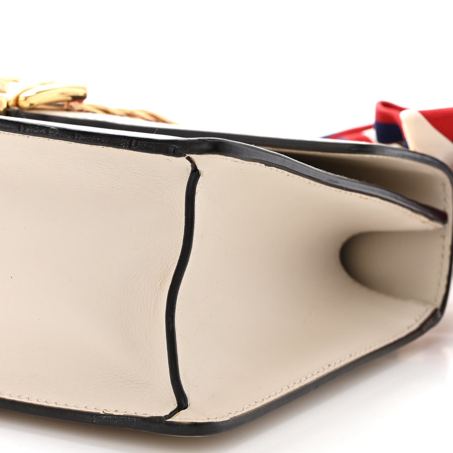 Calfskin Small Sylvie Shoulder Bag Off White