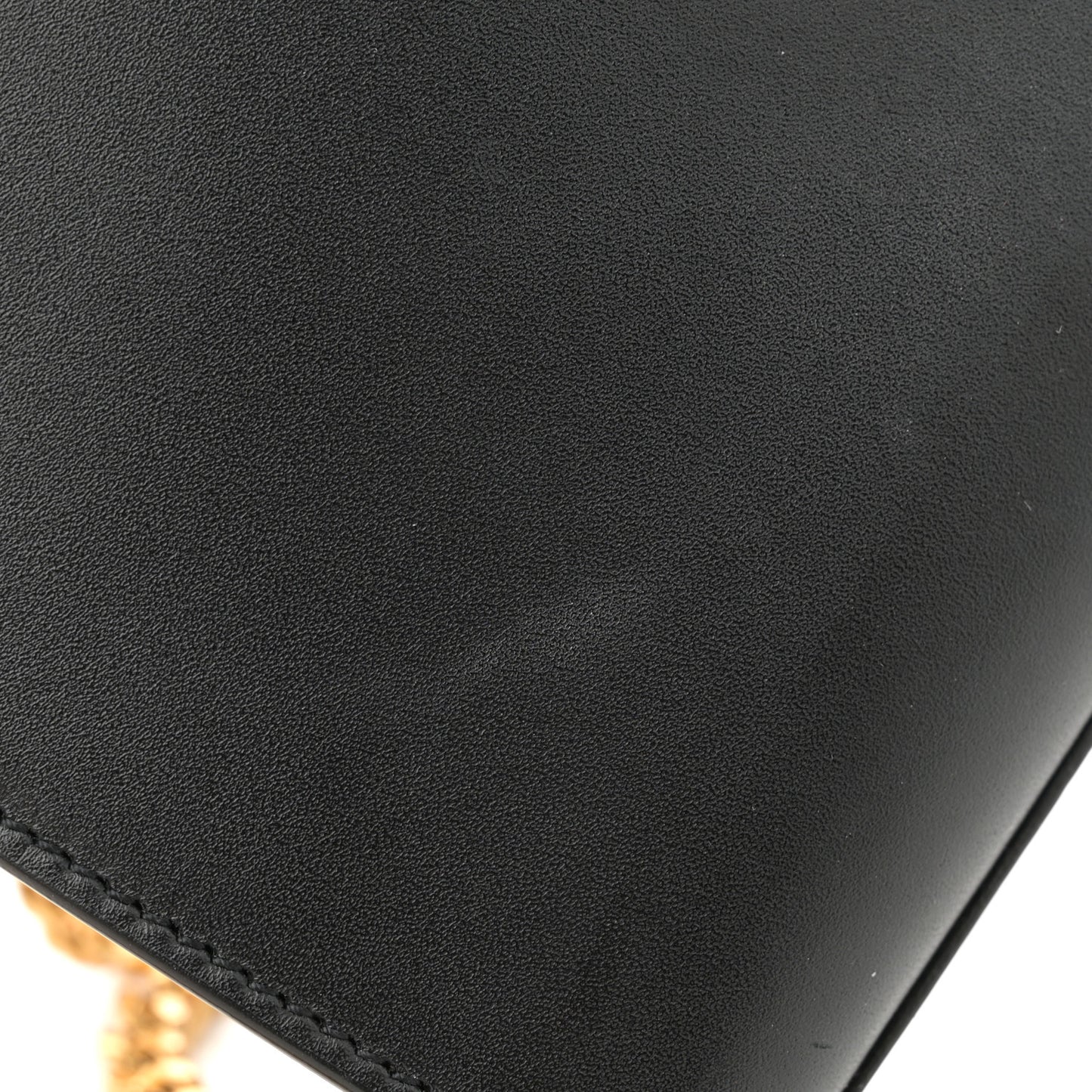 Calfskin Small Classic Monogram Kate Tassel Satchel Black