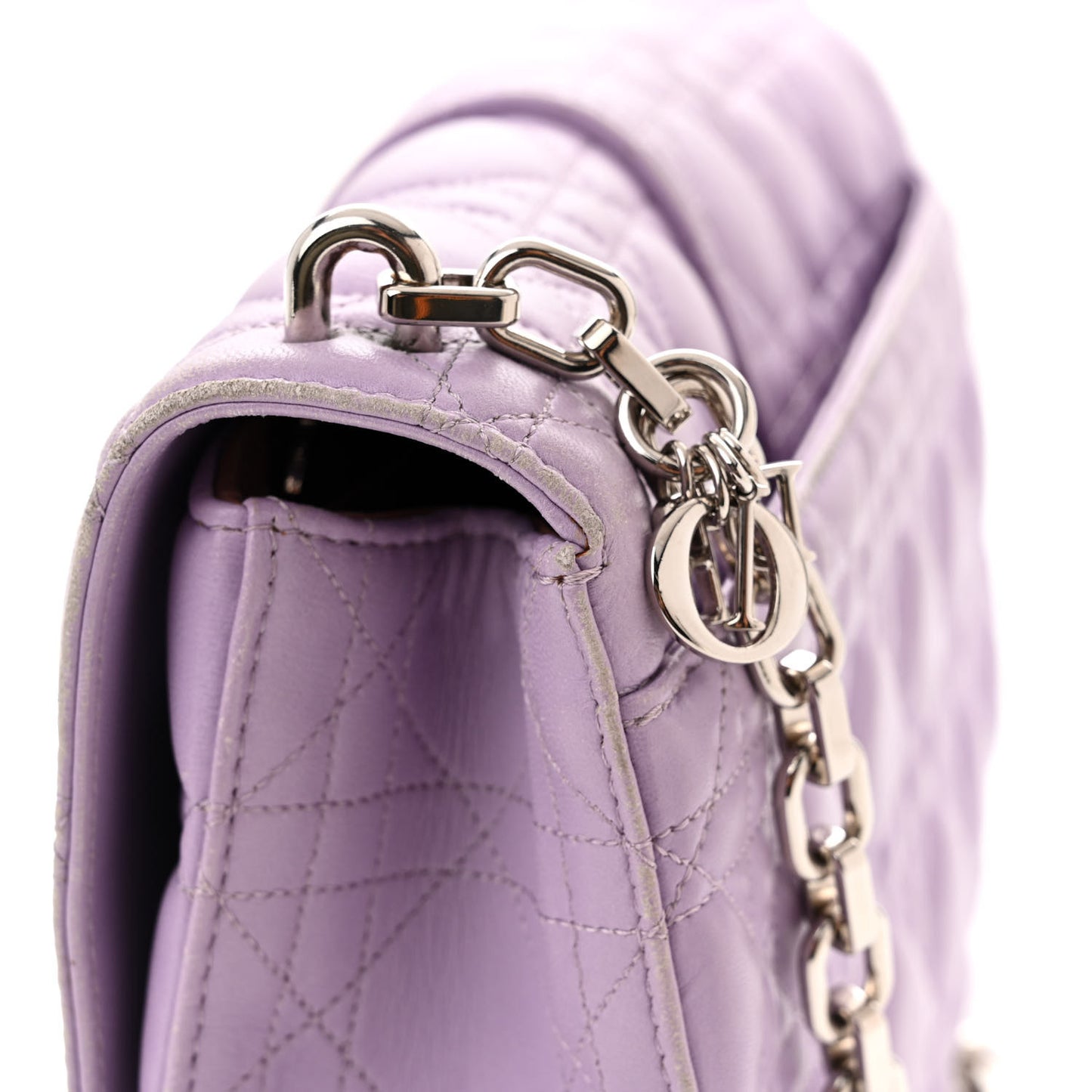 Lambskin Cannage Medium Miss Dior Flap Lilac