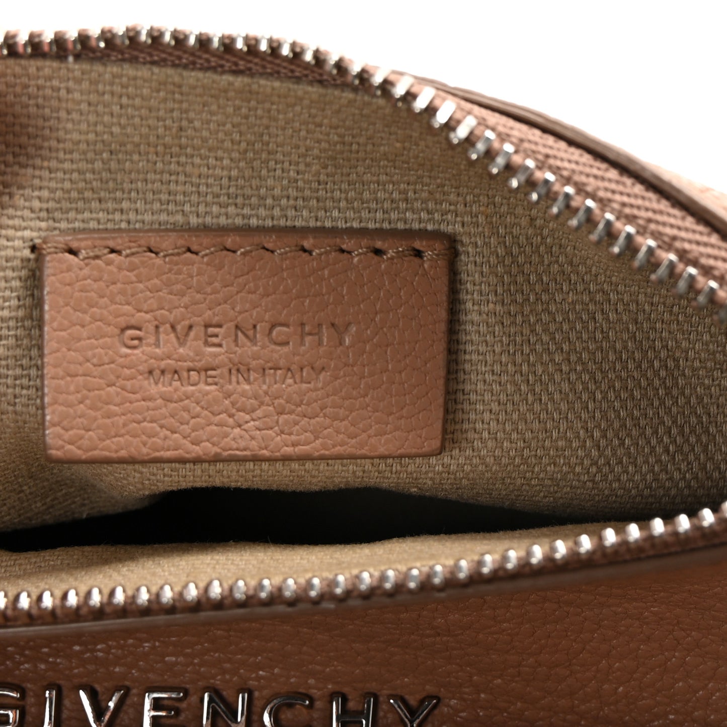 Sugar Goatskin Pandora Wristlet Beige