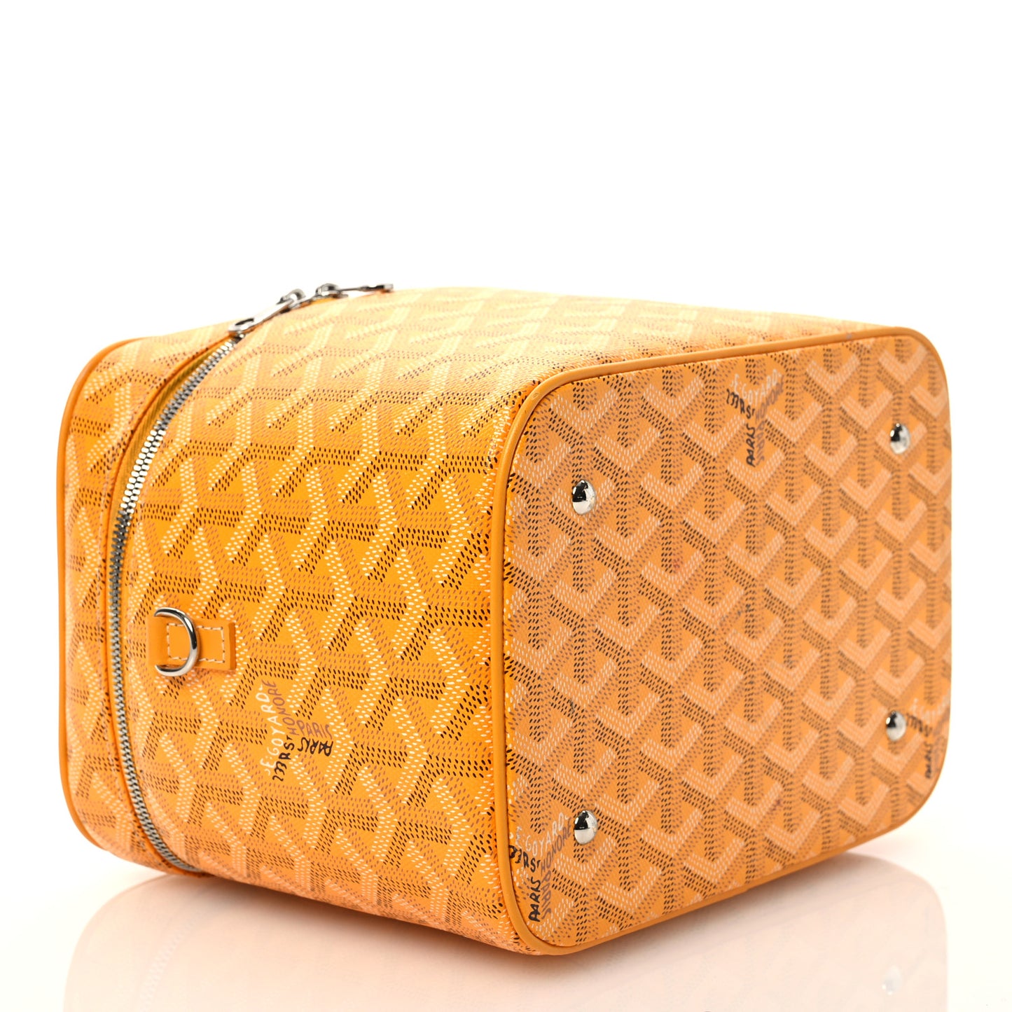 Goyardine Muse Vanity Case Yellow