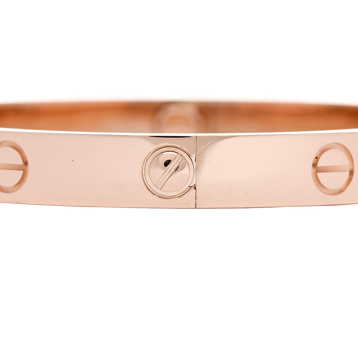 18K Pink Gold LOVE Bracelet 17