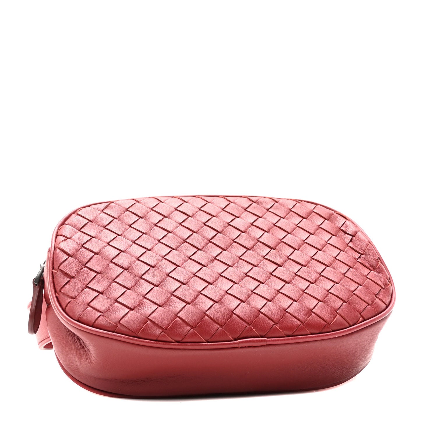 Nappa Intrecciato Belt Bag Bright Red