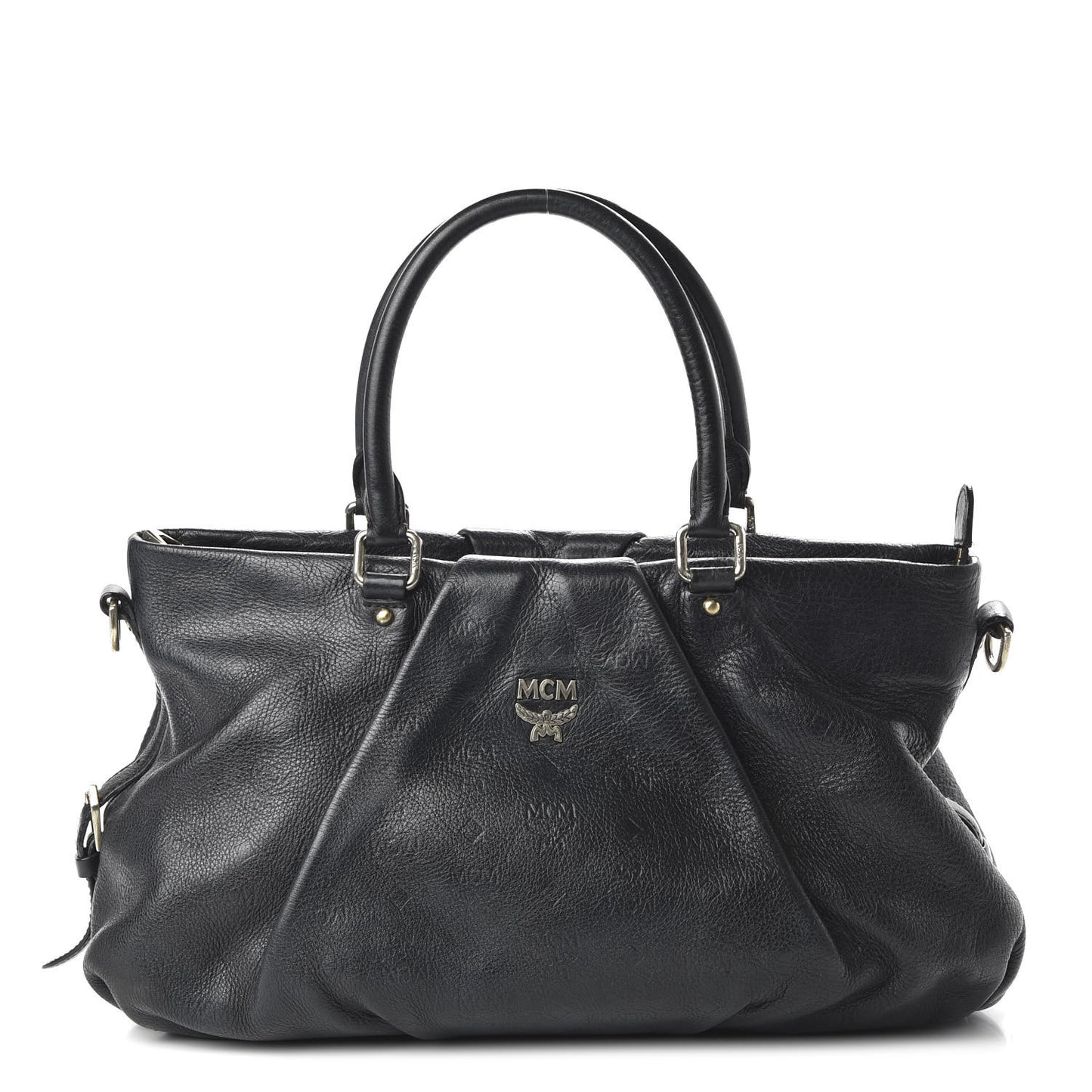 Calfskin Monogram Tote Black