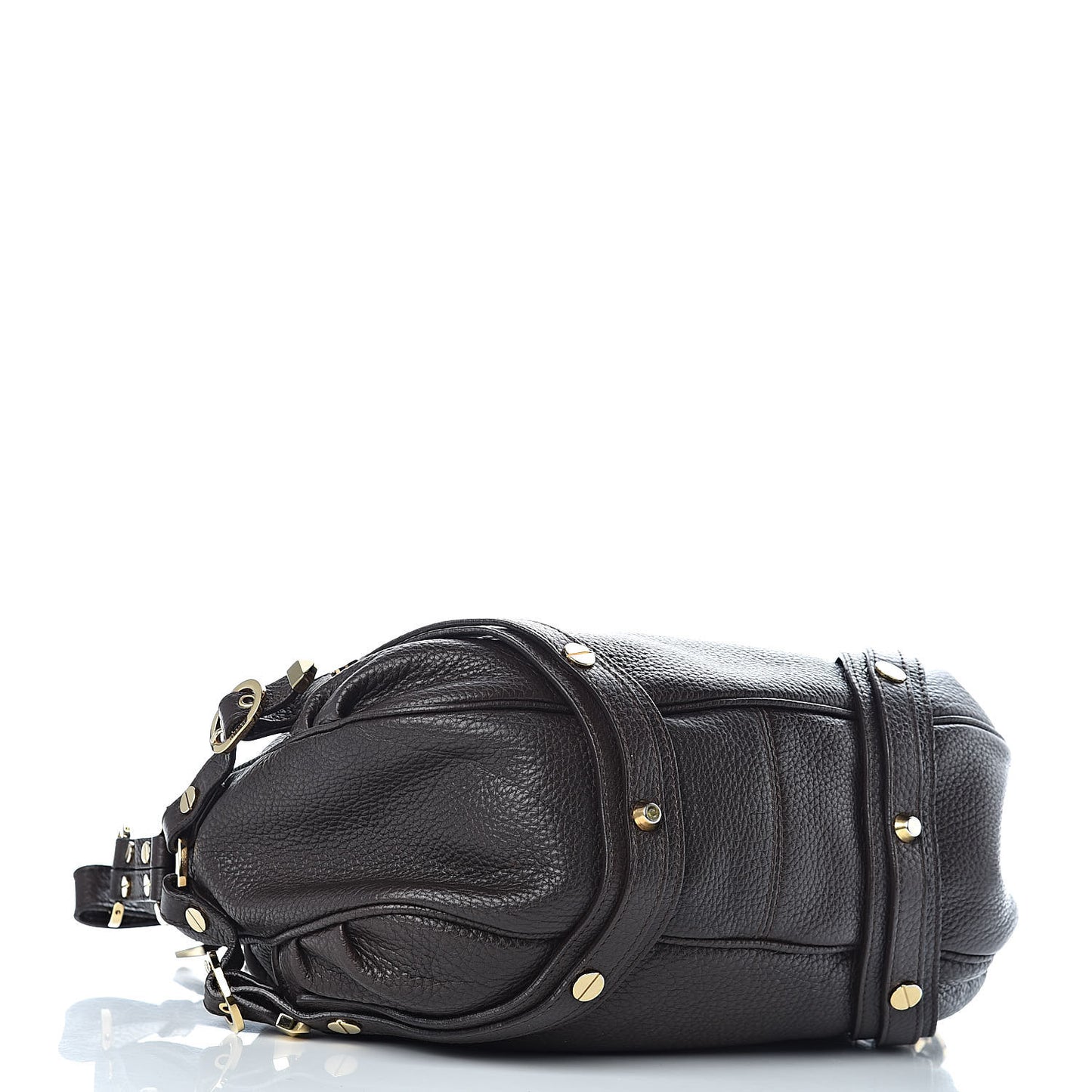 Calfskin Shoulder Bag Brown