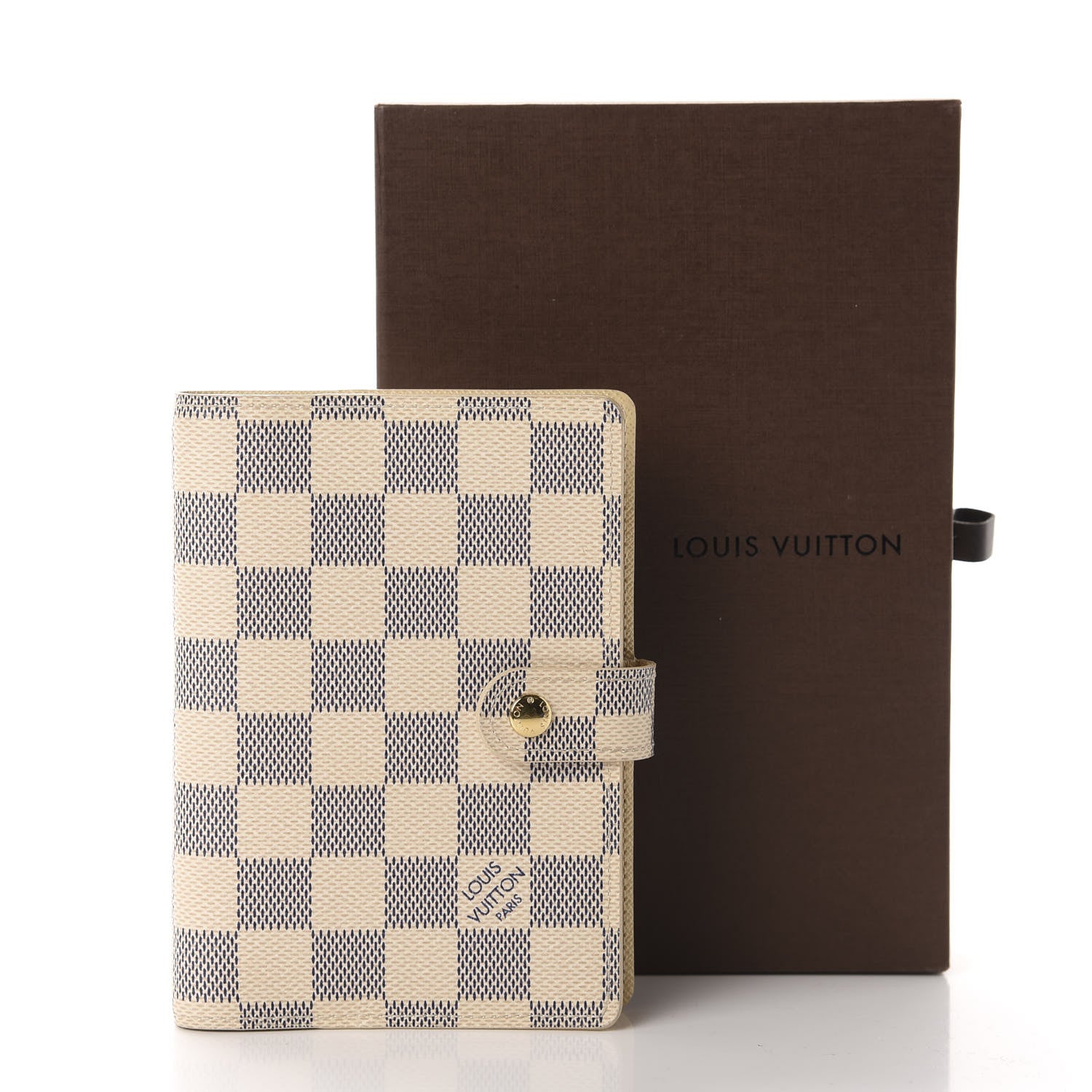 Louis Vuitton Damier Azur Small Ring Agenda Cover 9 of 9