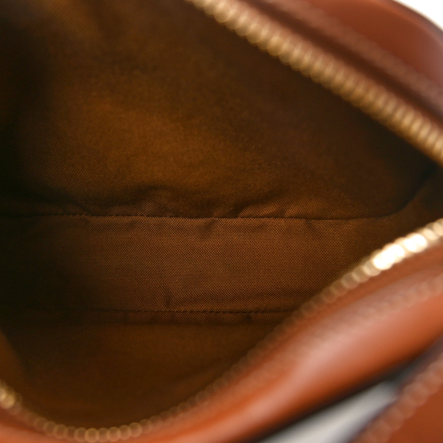 Triomphe Canvas Small Camera Bag Tan