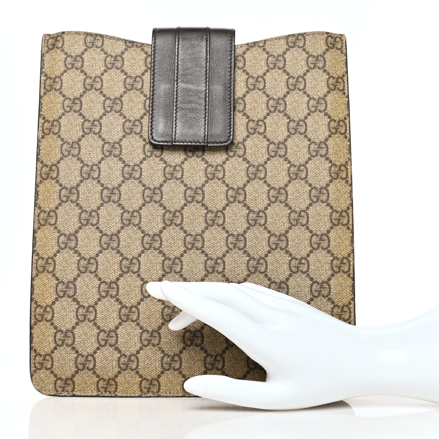 GG Plus Monogram iPad Case Ebony