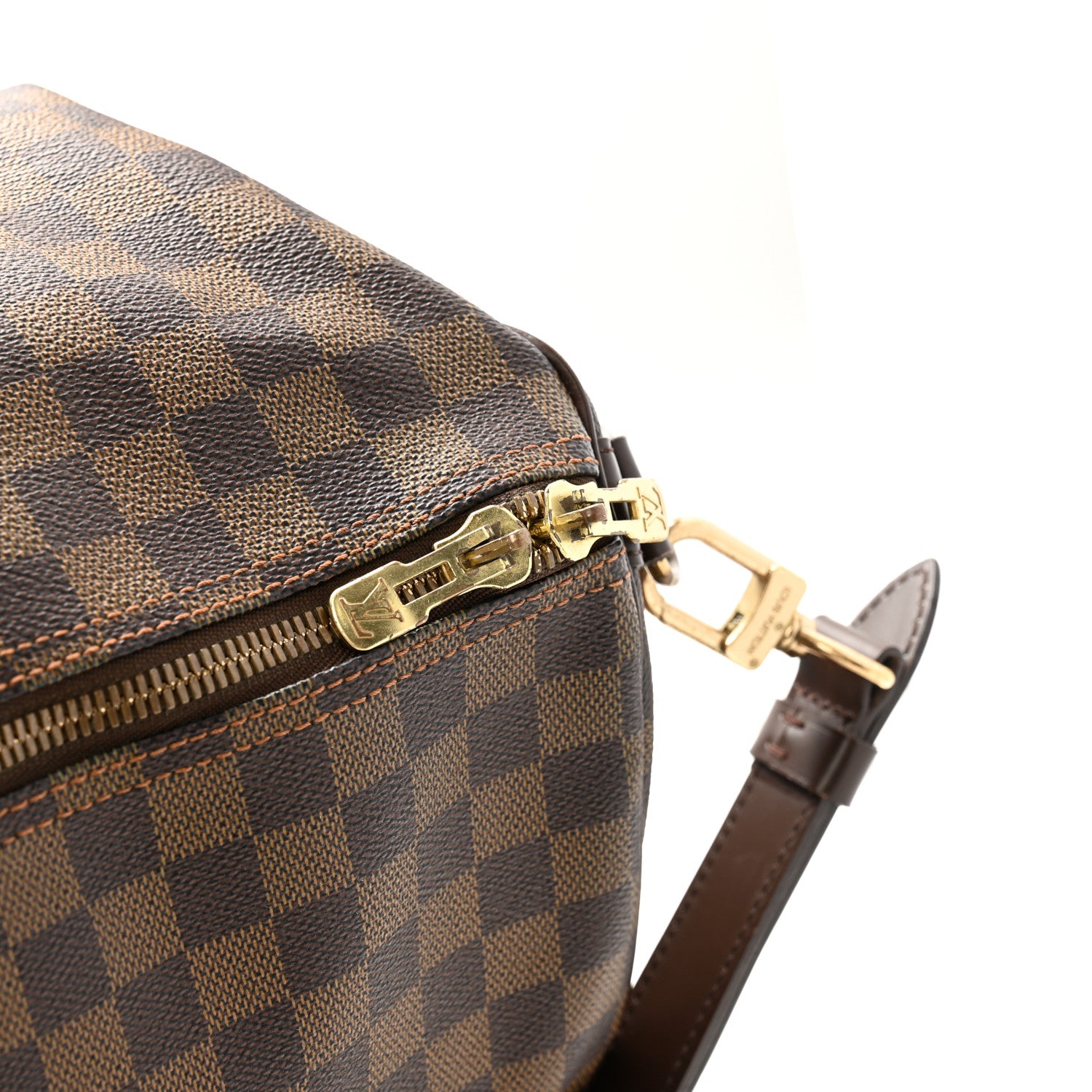 Louis Vuitton Damier Ebene Keepall Bandouliere 55 13 of 13
